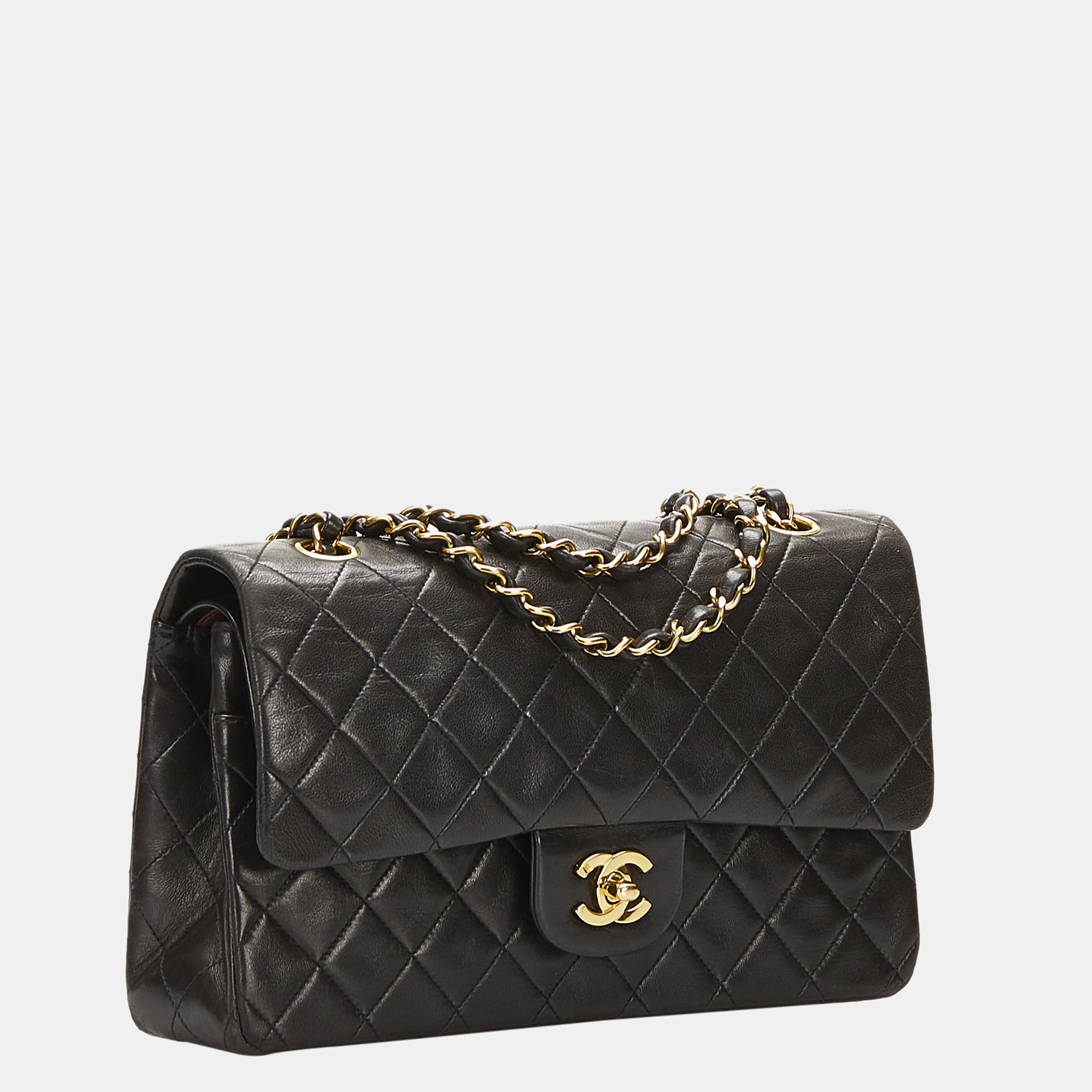 

Chanel Black Medium Classic Lambskin Double Flap