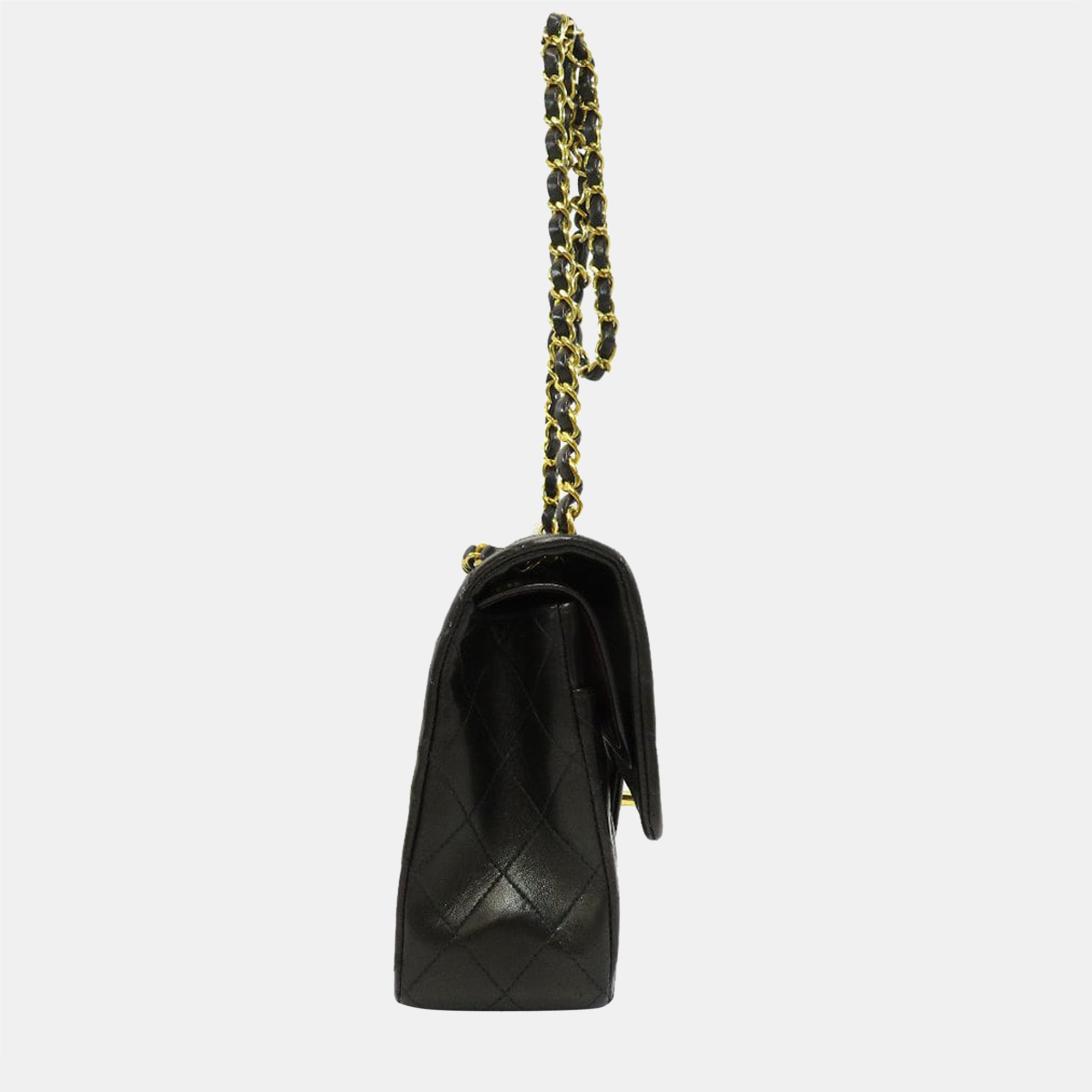 

Chanel Black Leather Medium Classic Double Flap Bag