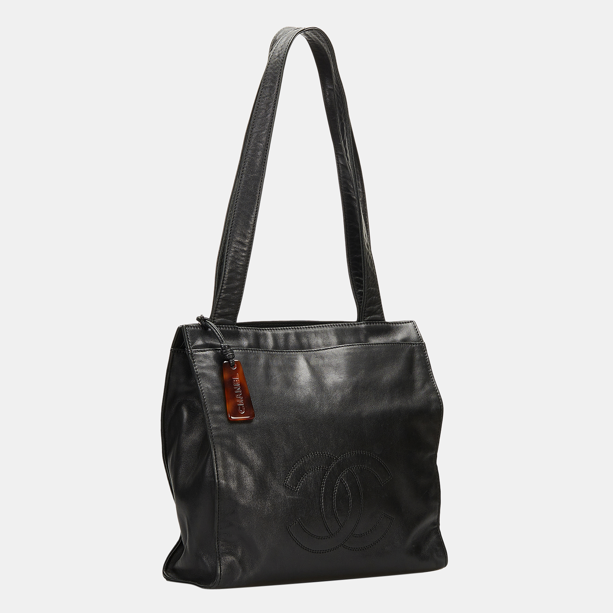 

Chanel Black CC Shopping Tote