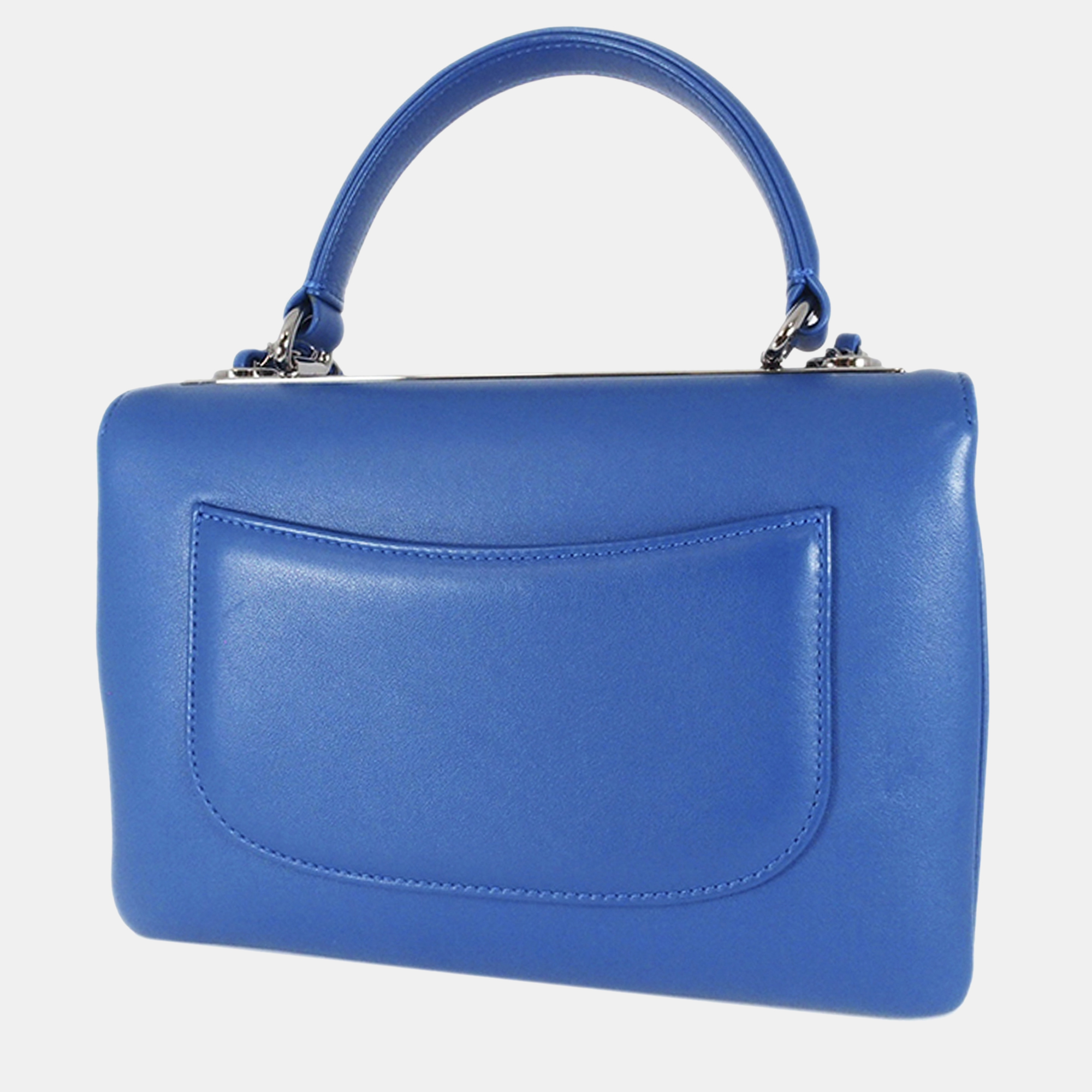 

Chanel Blue Small CC Trendy Satchel