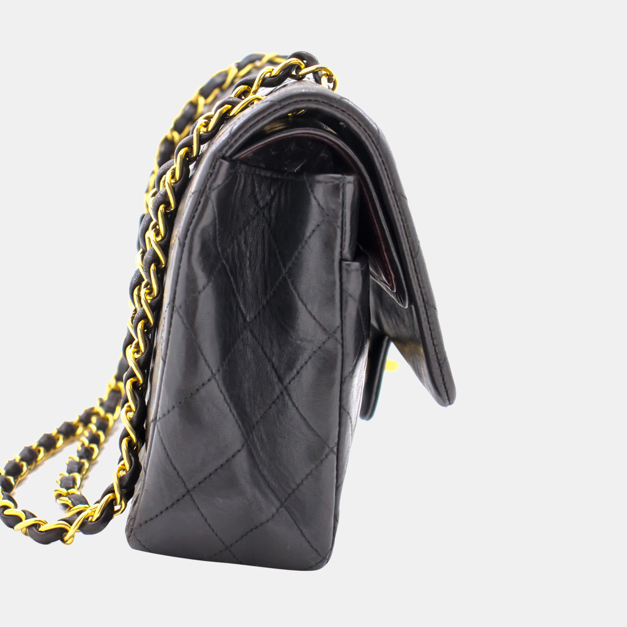 

Chanel Black Quilted Leather Flap Bag