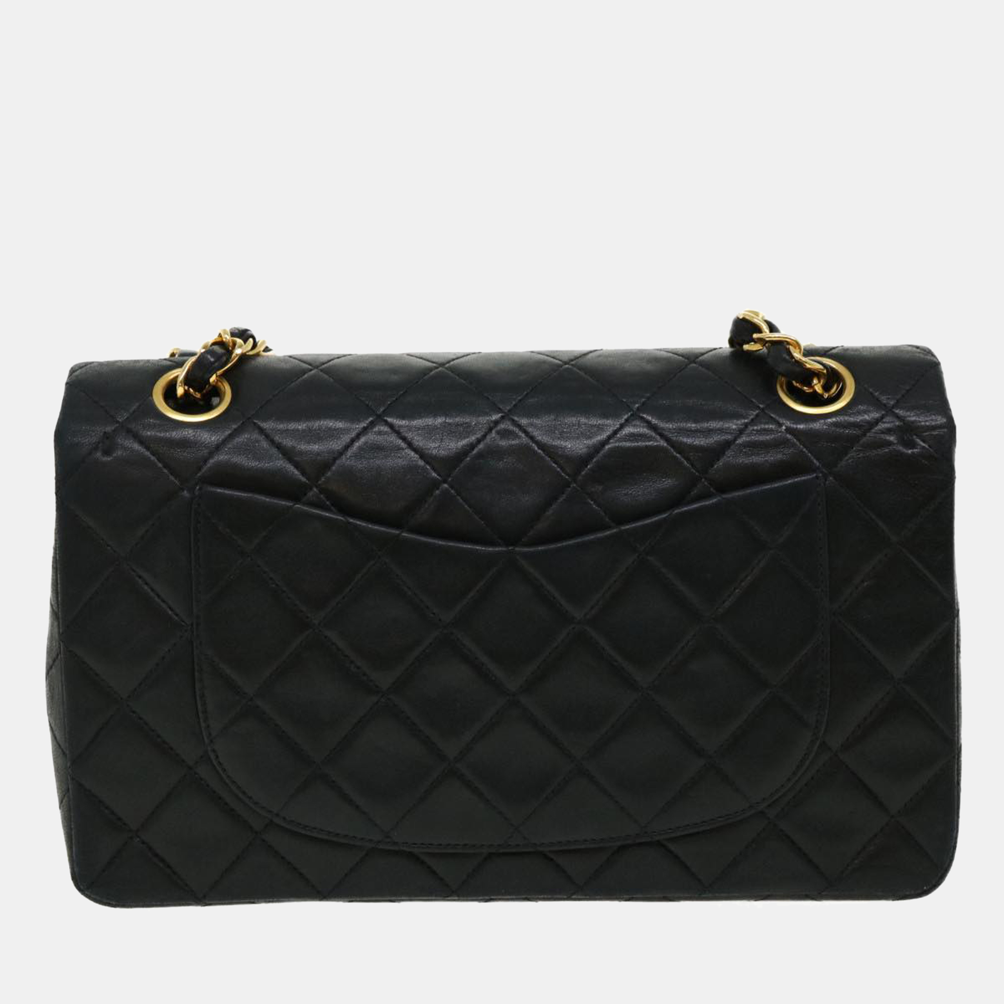 

Chanel Black Quilted Leather Flap Bag