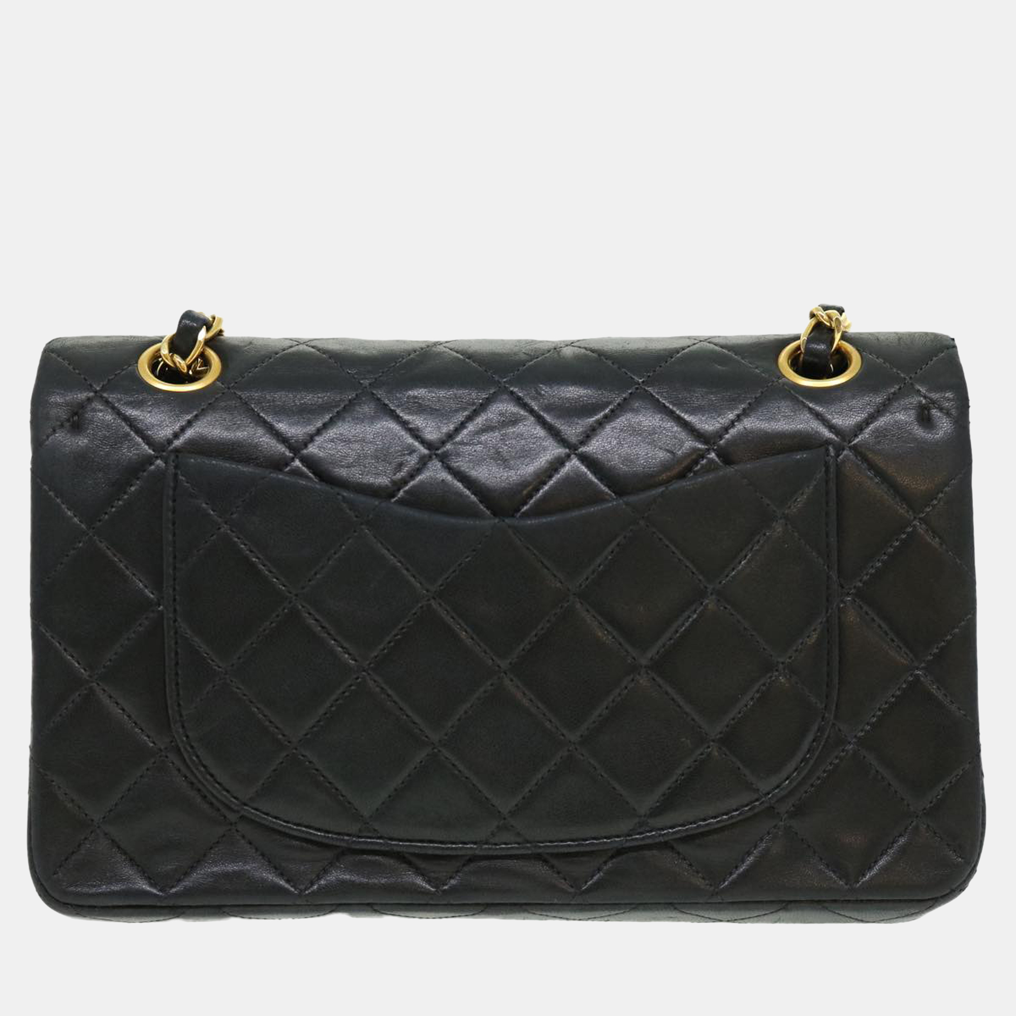 

Chanel Black Quilted Leather Flap Bag