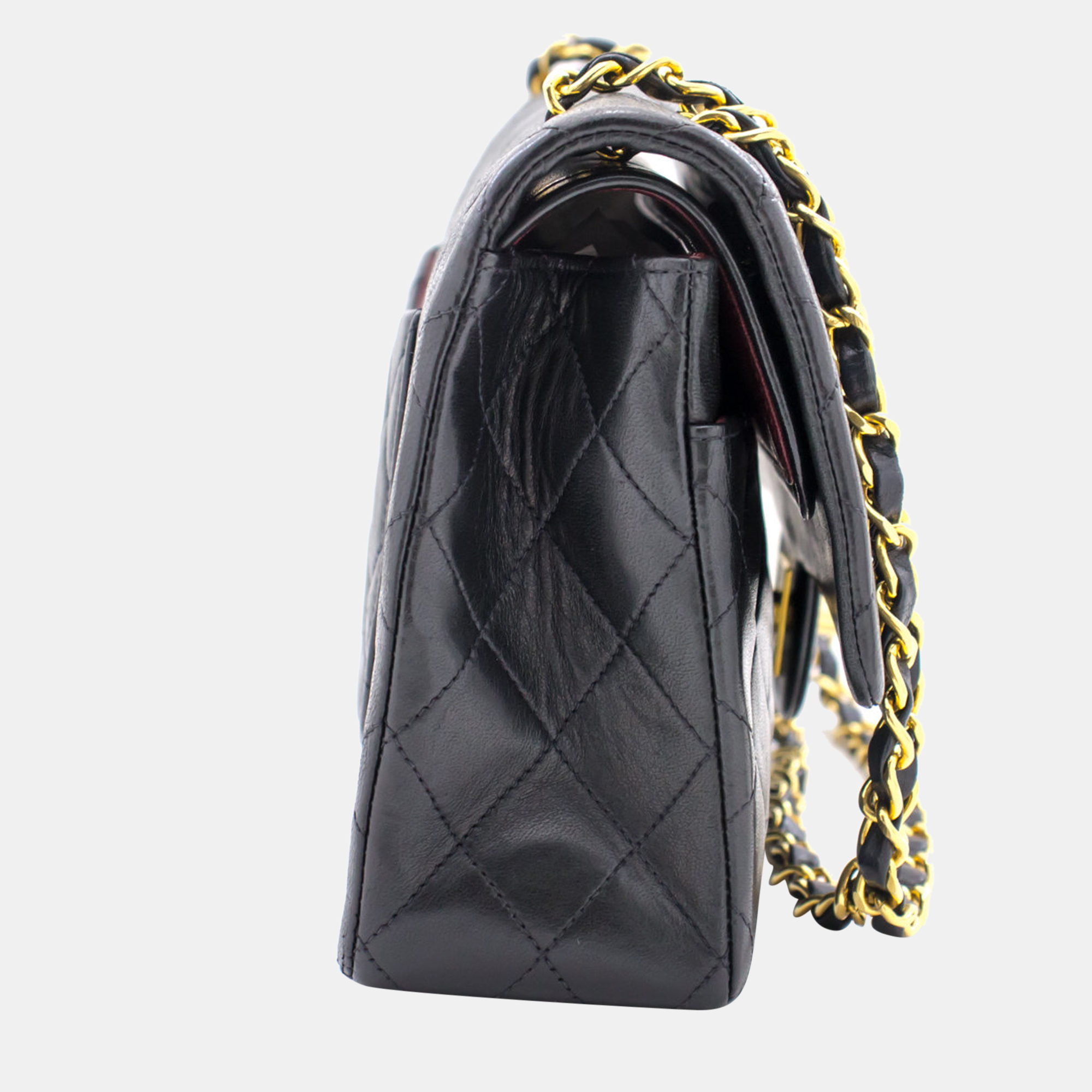 

Chanel Black Quilted Leather Double Flap Bag