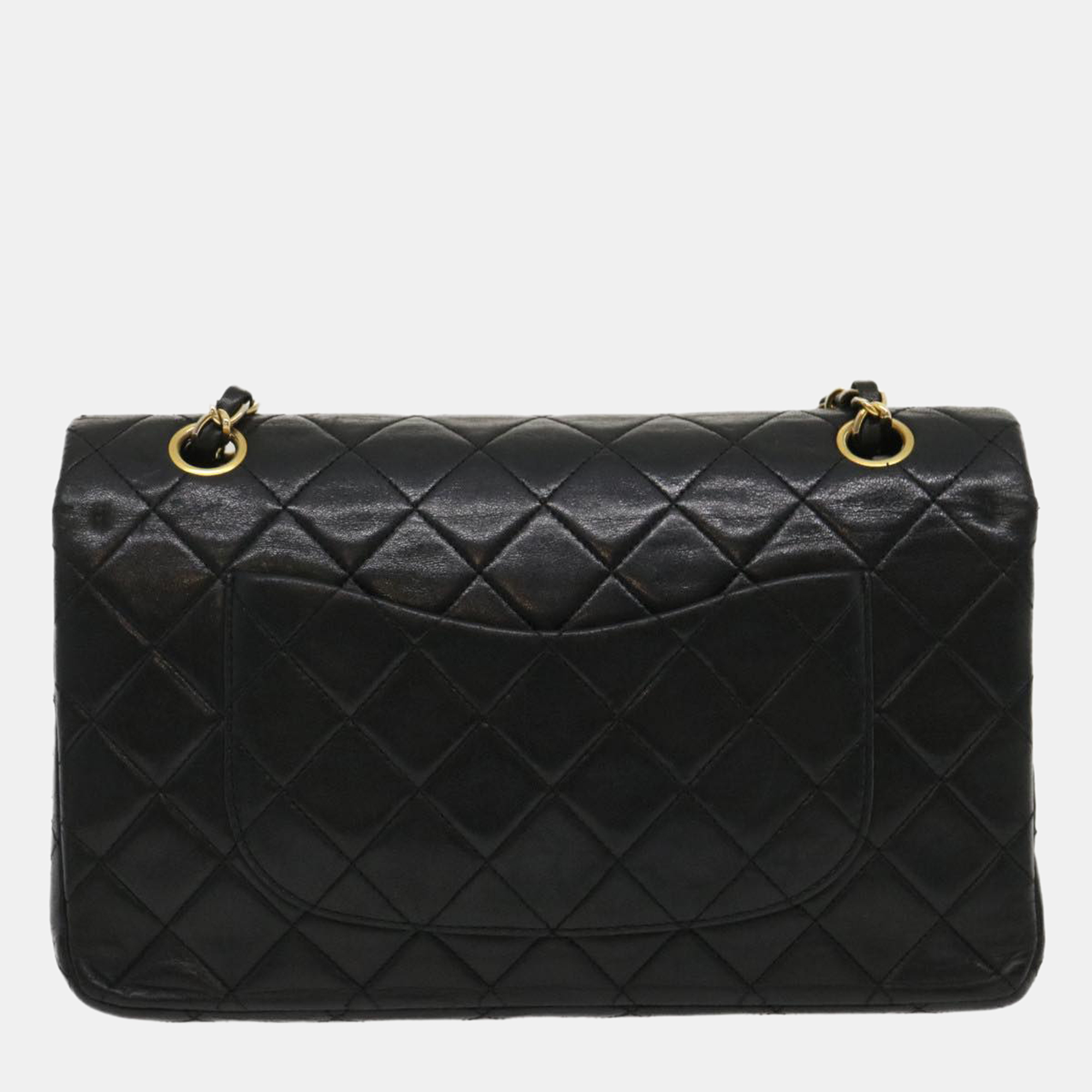 

Chanel Black Leather Classic Double Flap Bag
