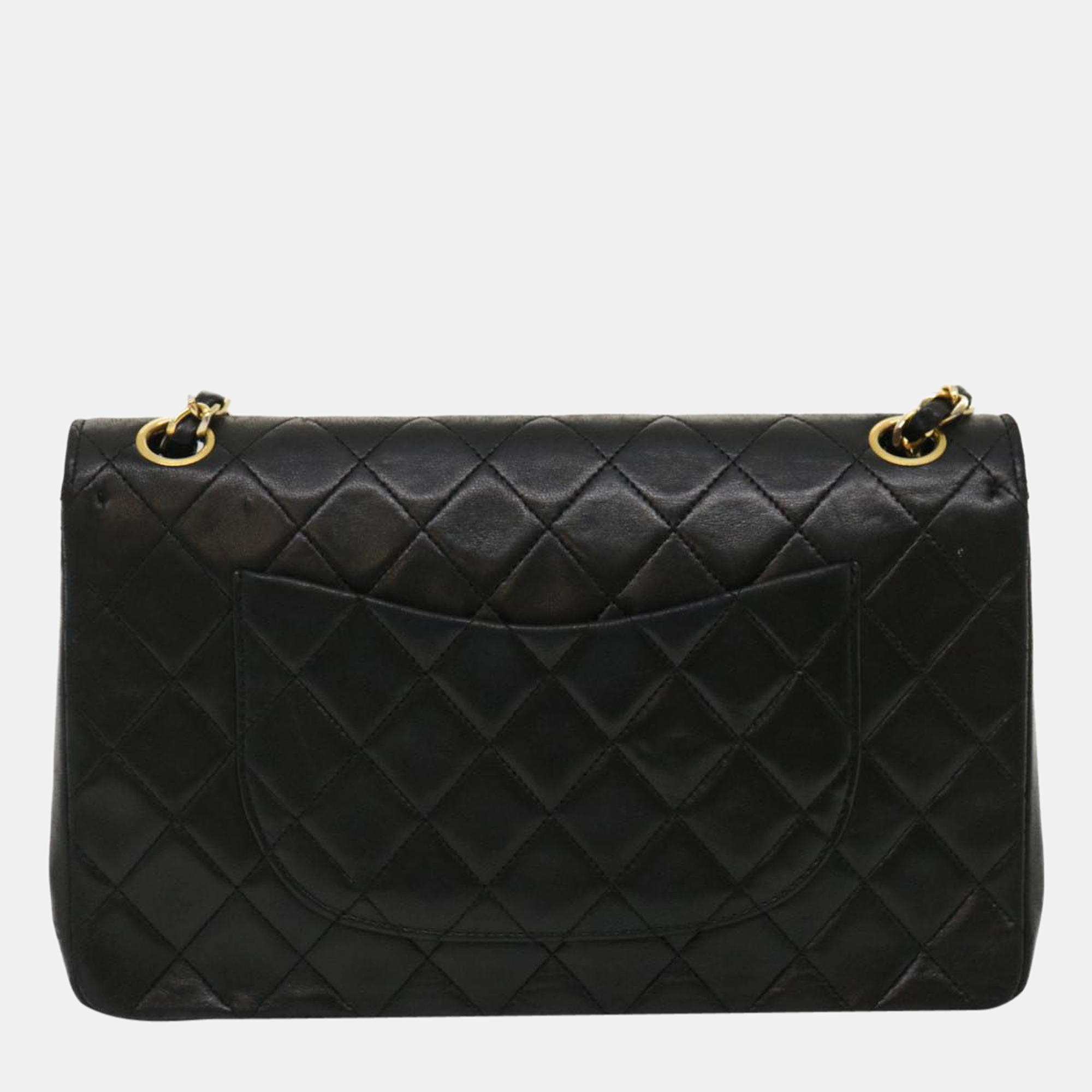 

Chanel Black Leather Classic Double Flap Bag