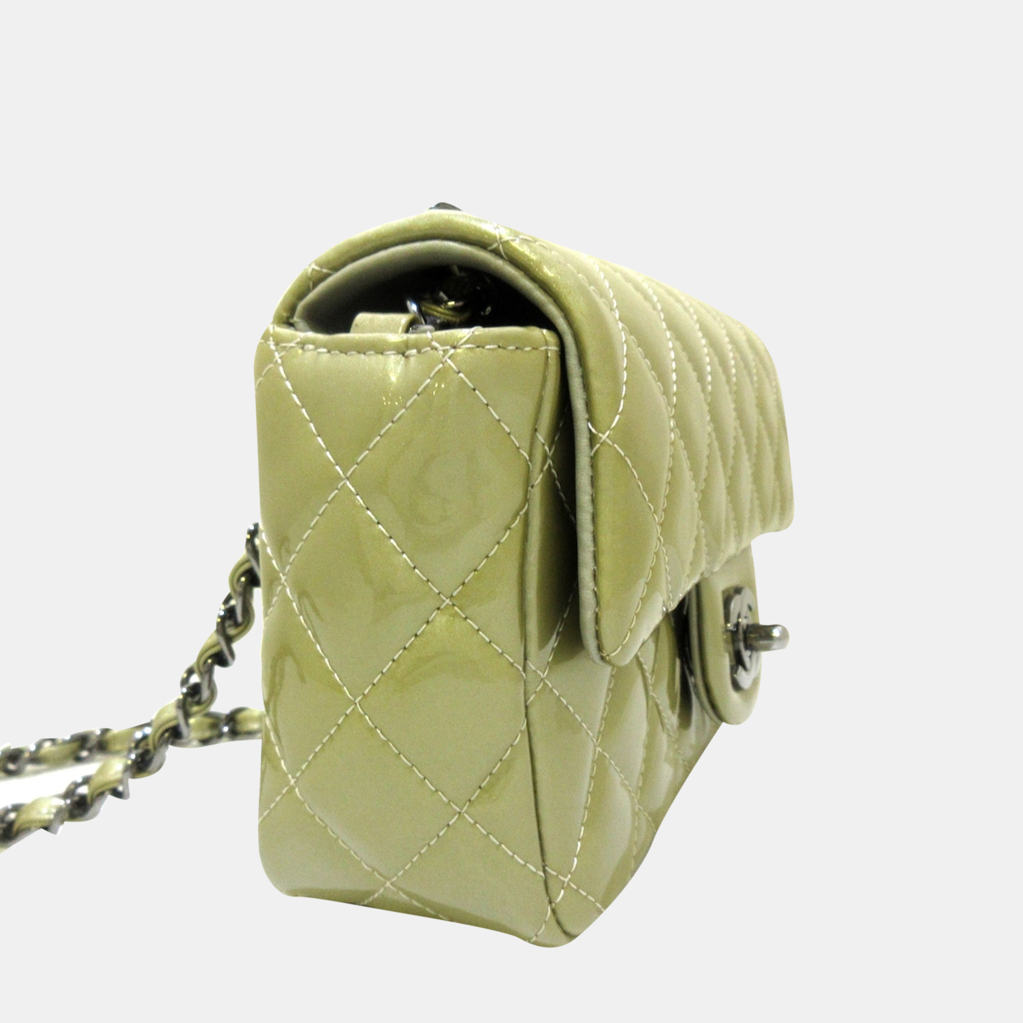 

Chanel Green Patent leather CC Flap Bag