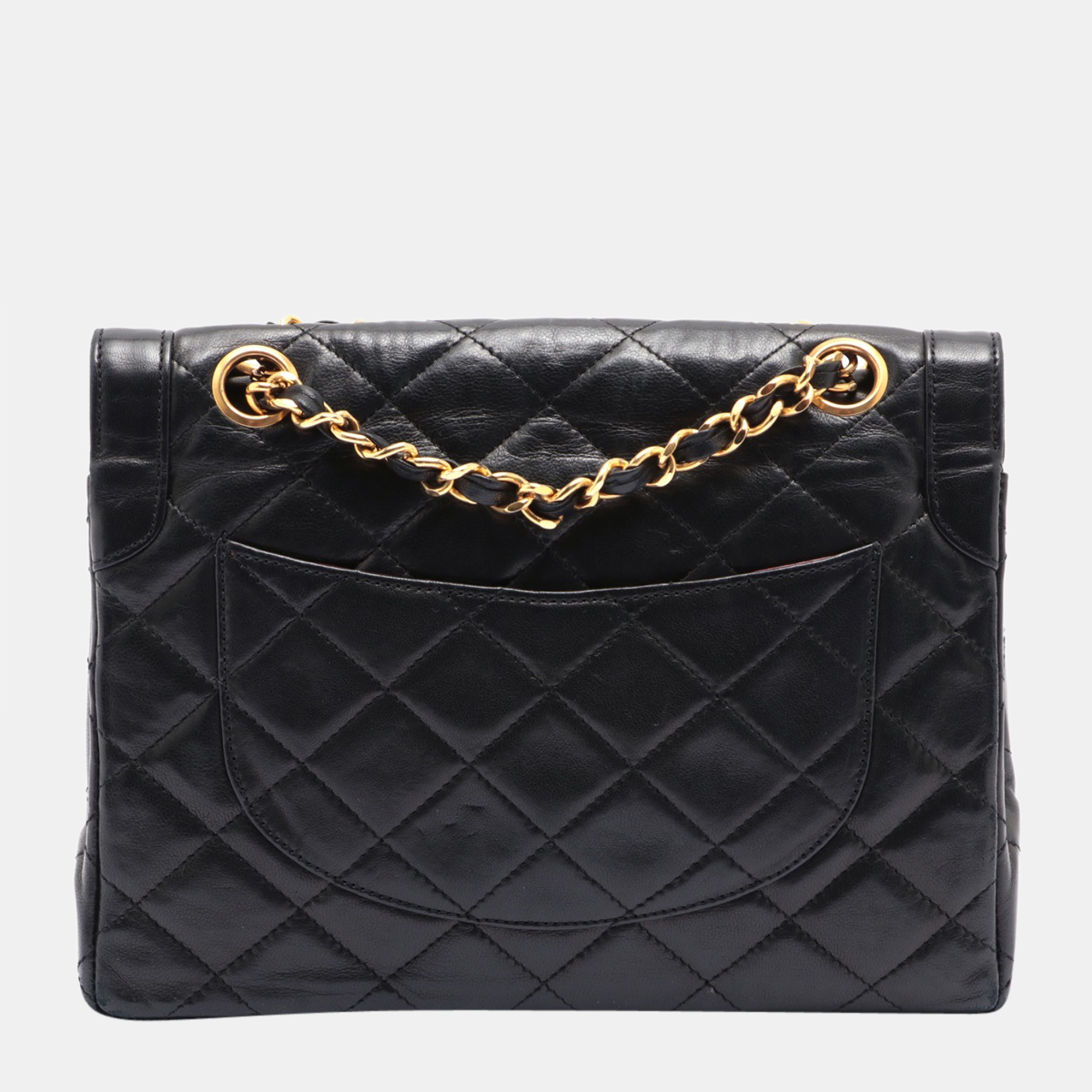

Chanel Black Leather Vintage Diana Flap Bag