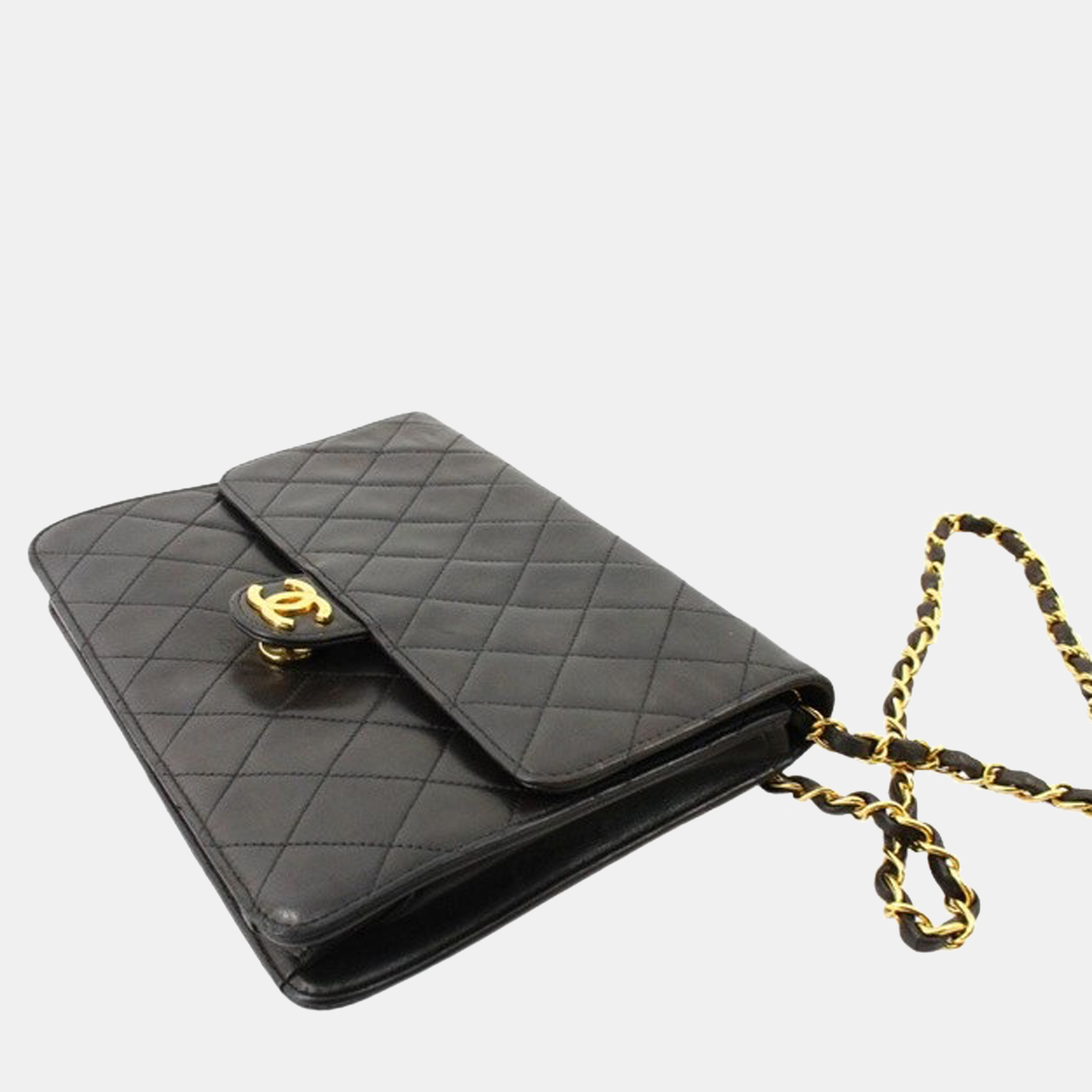 

Chanel Black Leather Wallet On Chain Bag