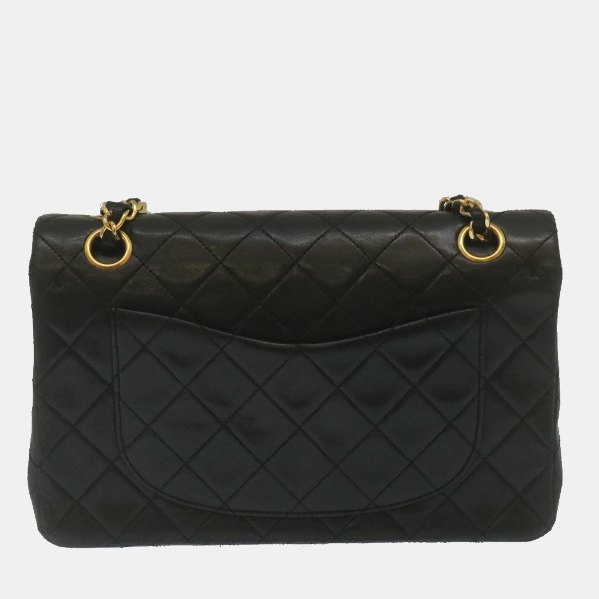 

Chanel Black Lambskin Leather Medium Classic Double Flap Bag