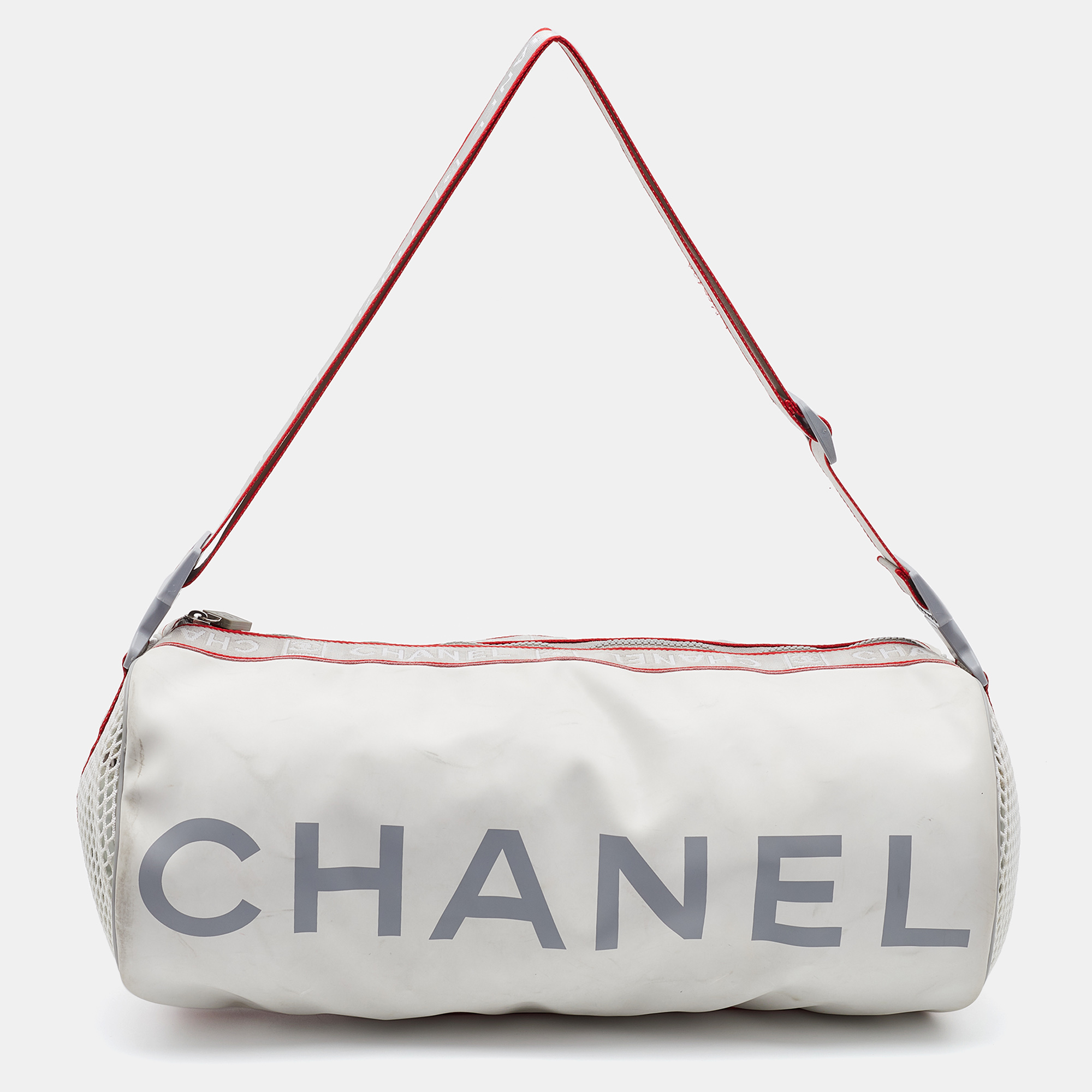 Chanel Sport Ligne Mini Duffle Bag - Red Shoulder Bags, Handbags -  CHA349081