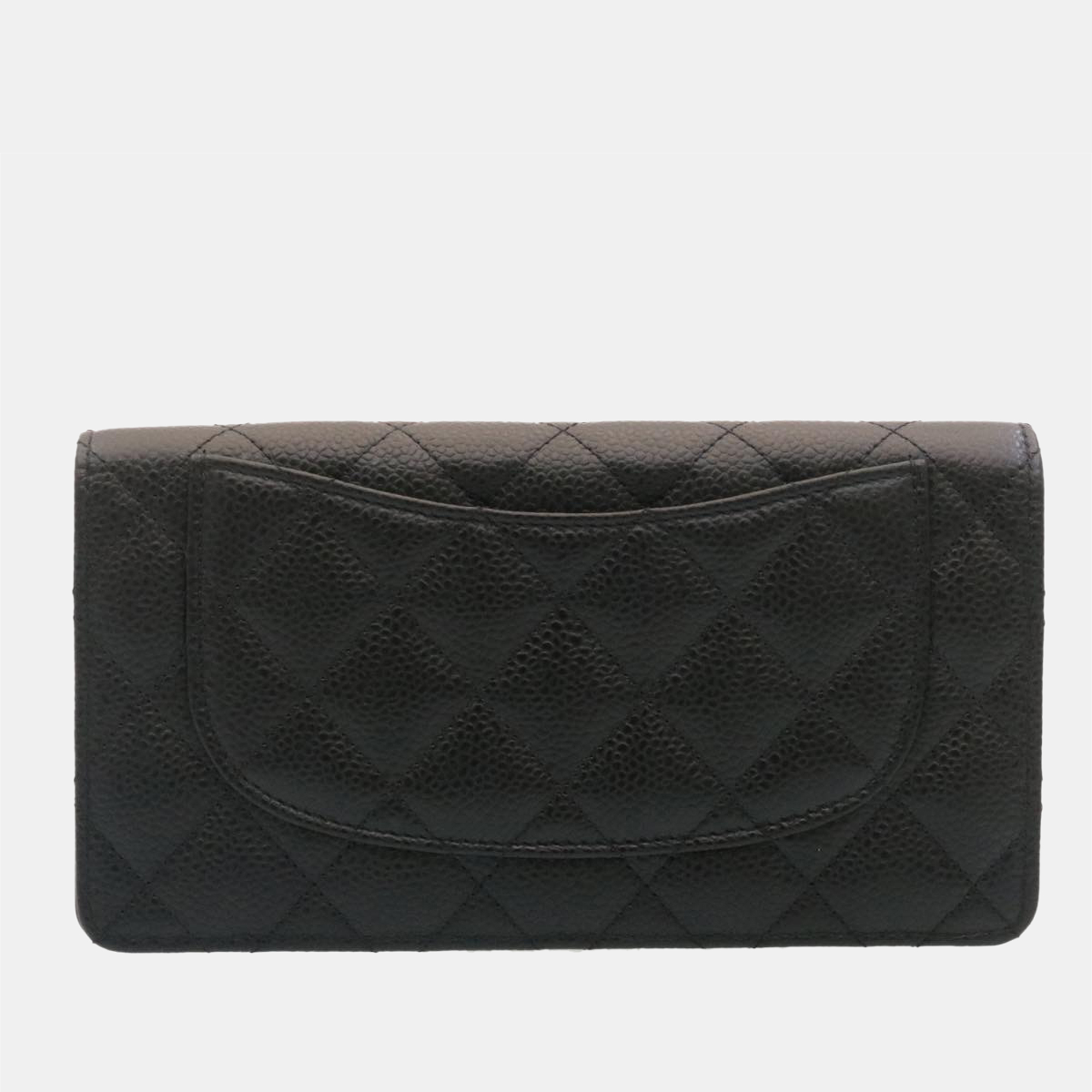 

Chanel Black Leather CC Wallet