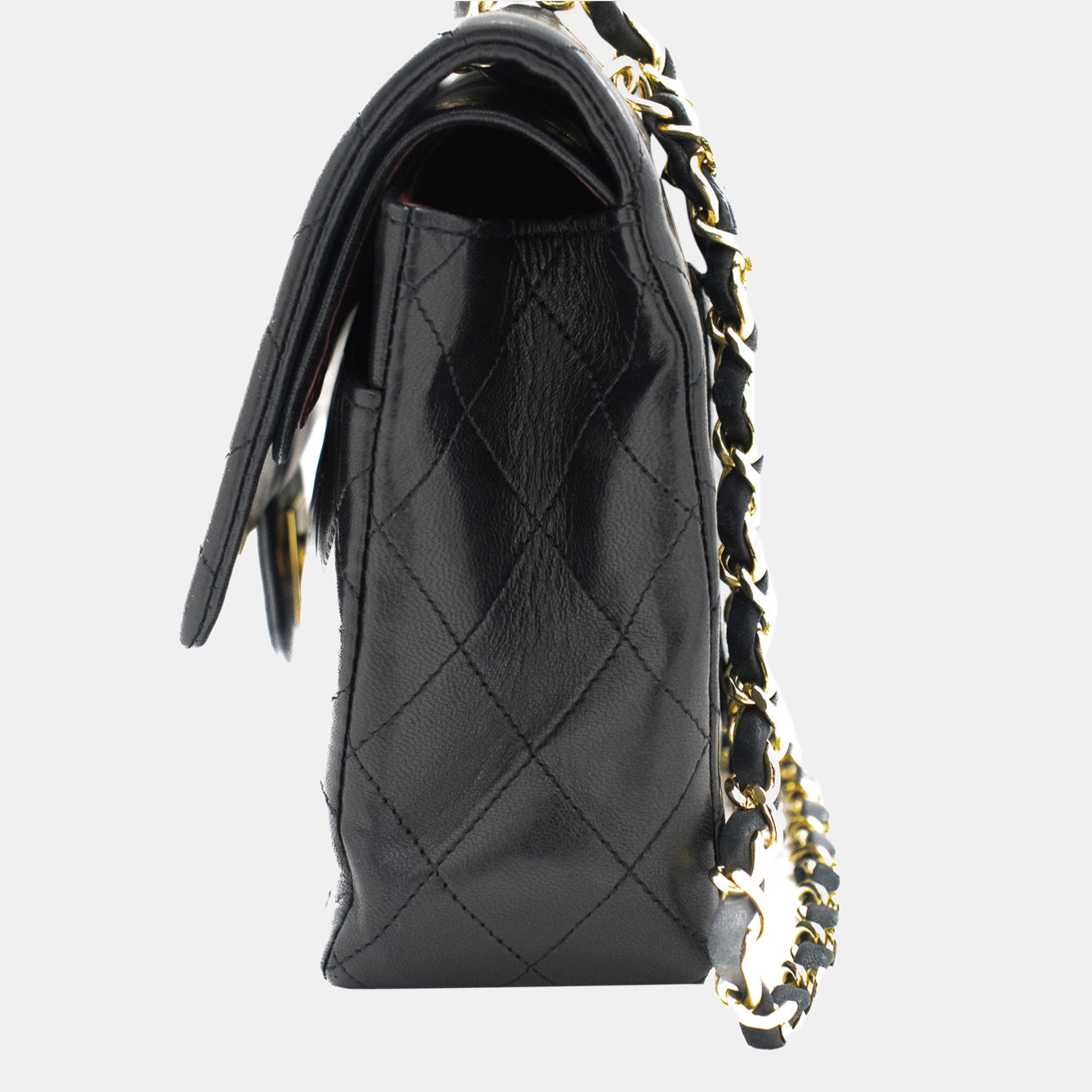 

Chanel Black Leather Classic Double Flap Bag