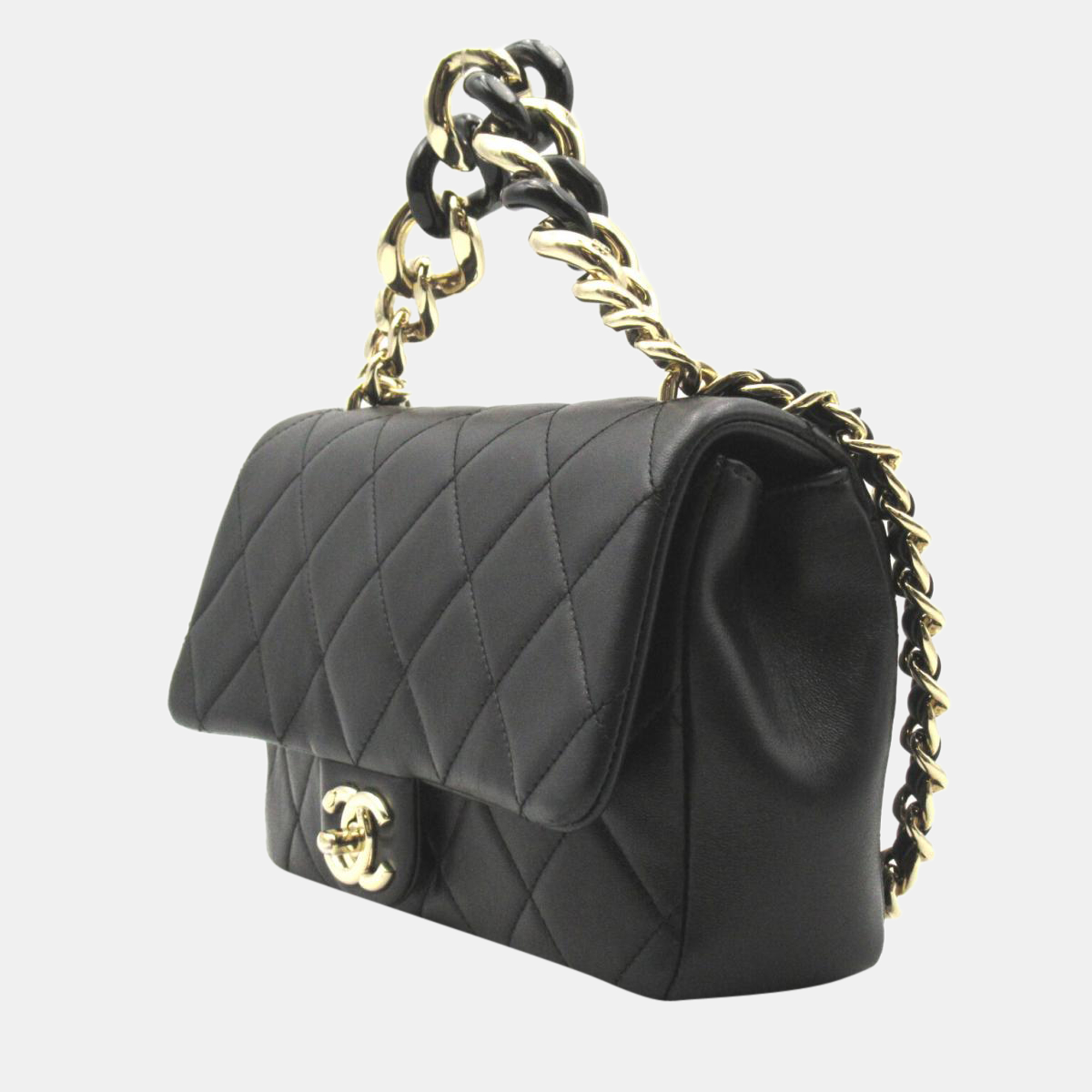 

Chanel Black Classic Double Chain Flap Bag