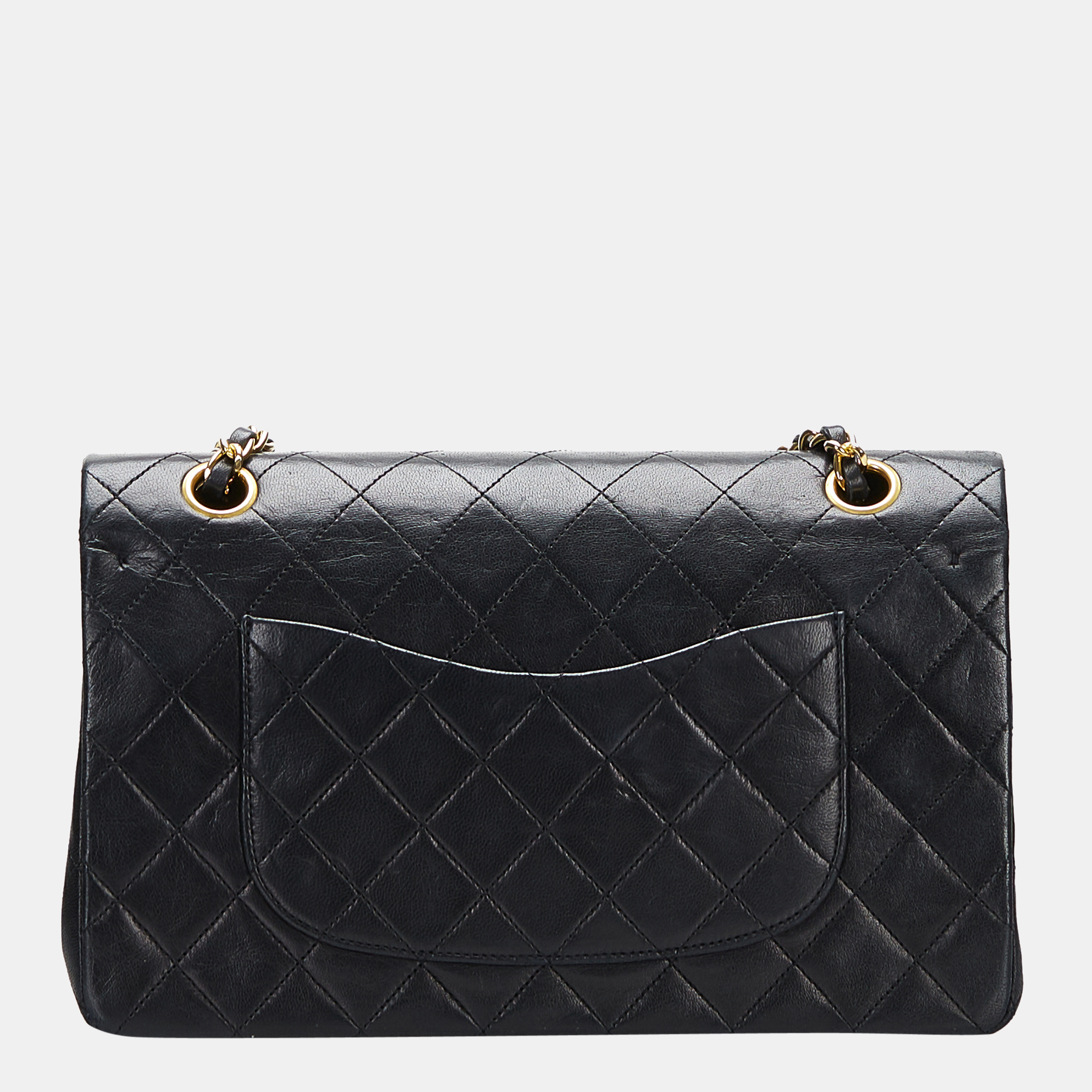 

Chanel Black Medium Classic Lambskin Double Flap