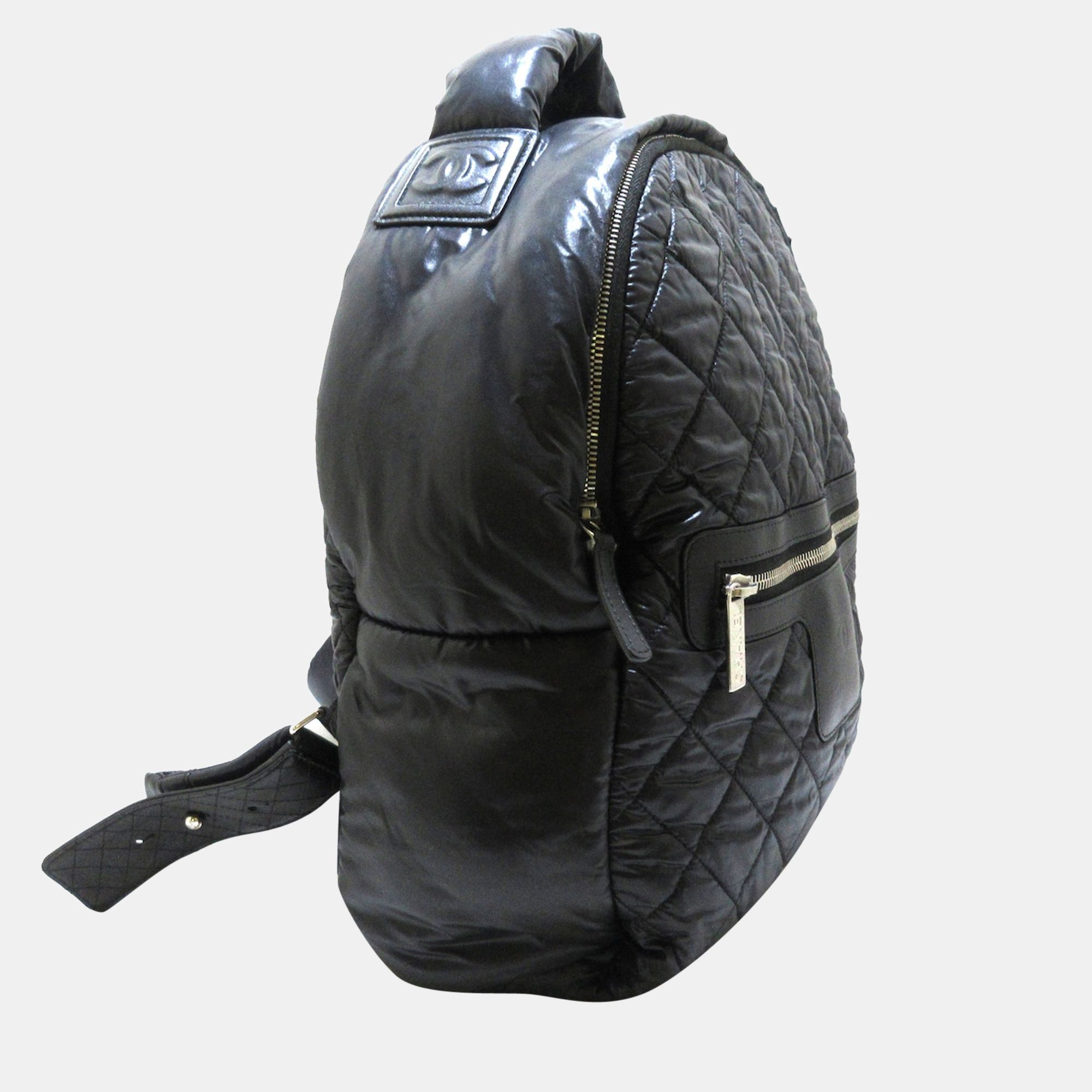

Chanel Black Quilted Nylon Coco Cocoon Backpack