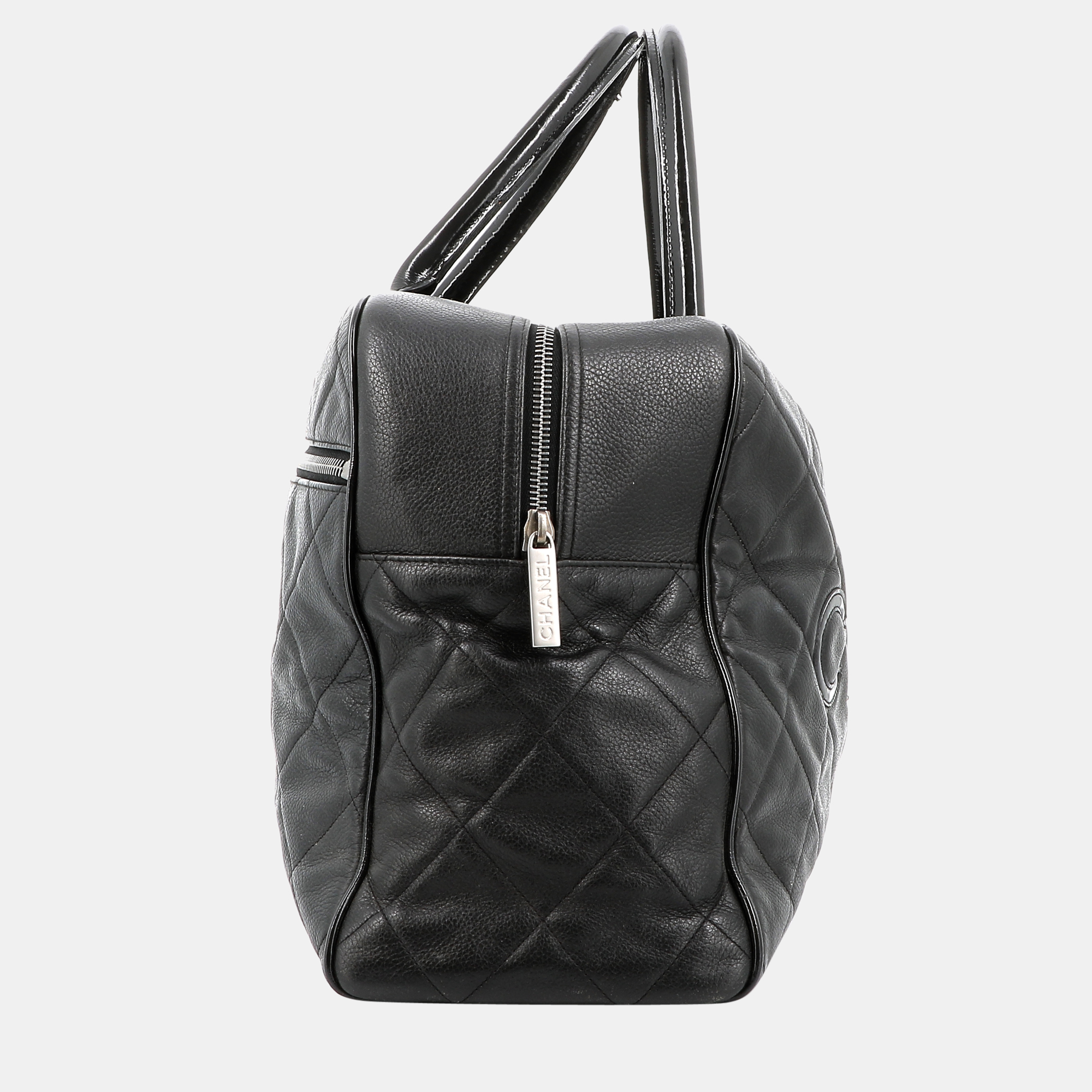 

Chanel Black Leather CC Travel Bag