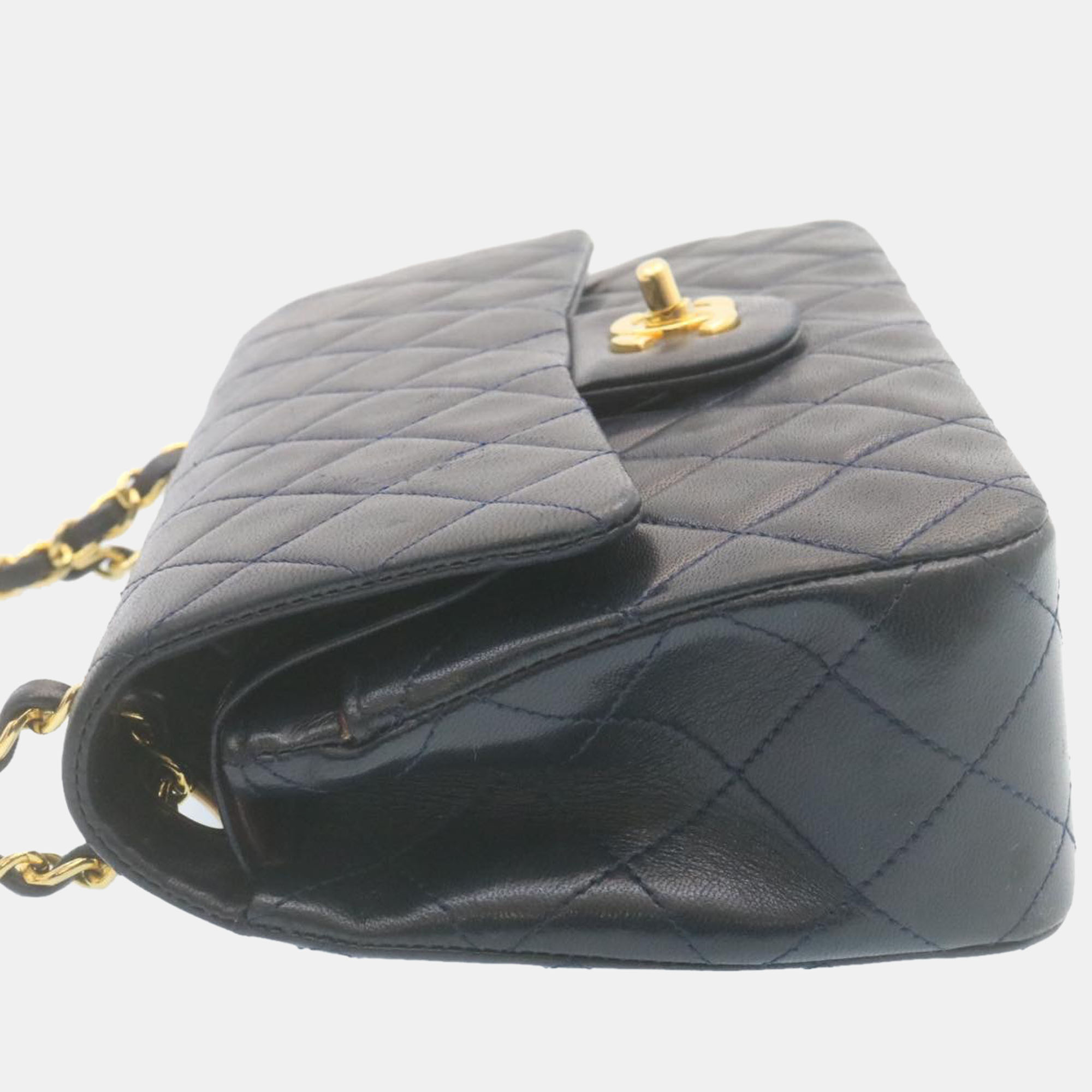 

Chanel Black Leather Classic Double Flap Bag