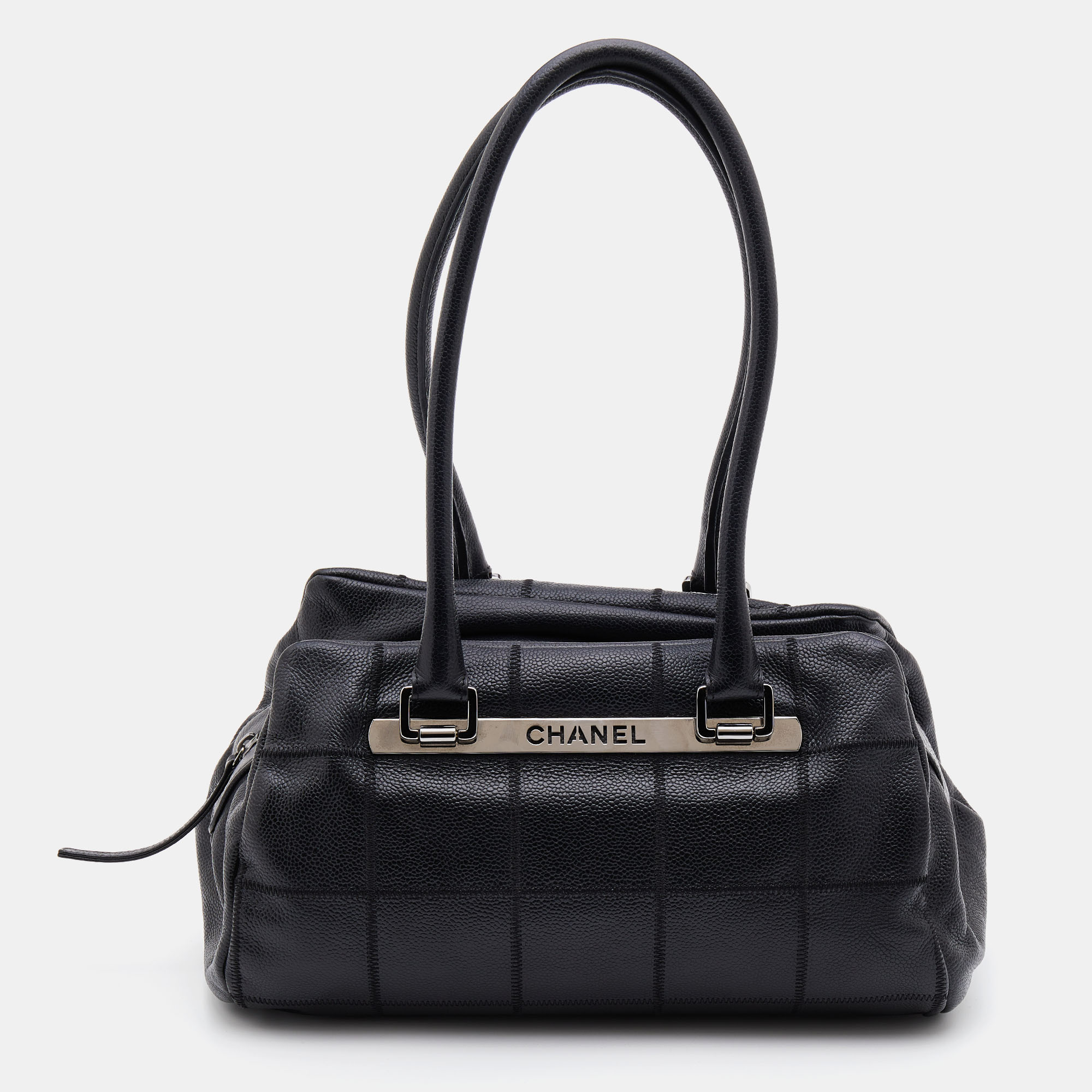 5. LP x C Chanel Black Caviar Leather Carry On Suitcase - AGL1680
