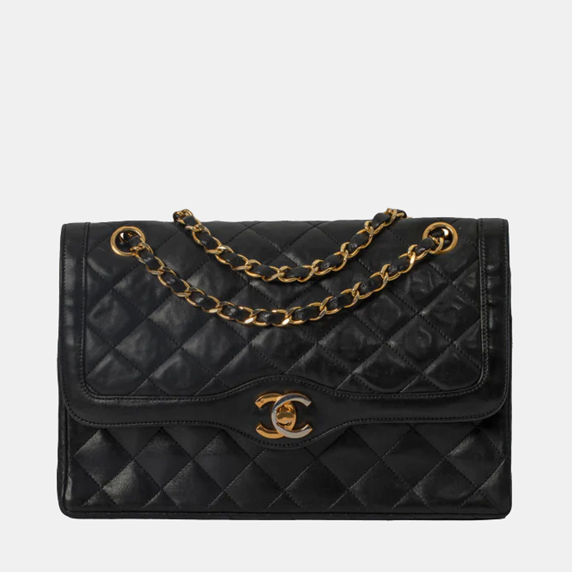Chanel Black Leather Vintage Diana Flap bag Chanel | TLC