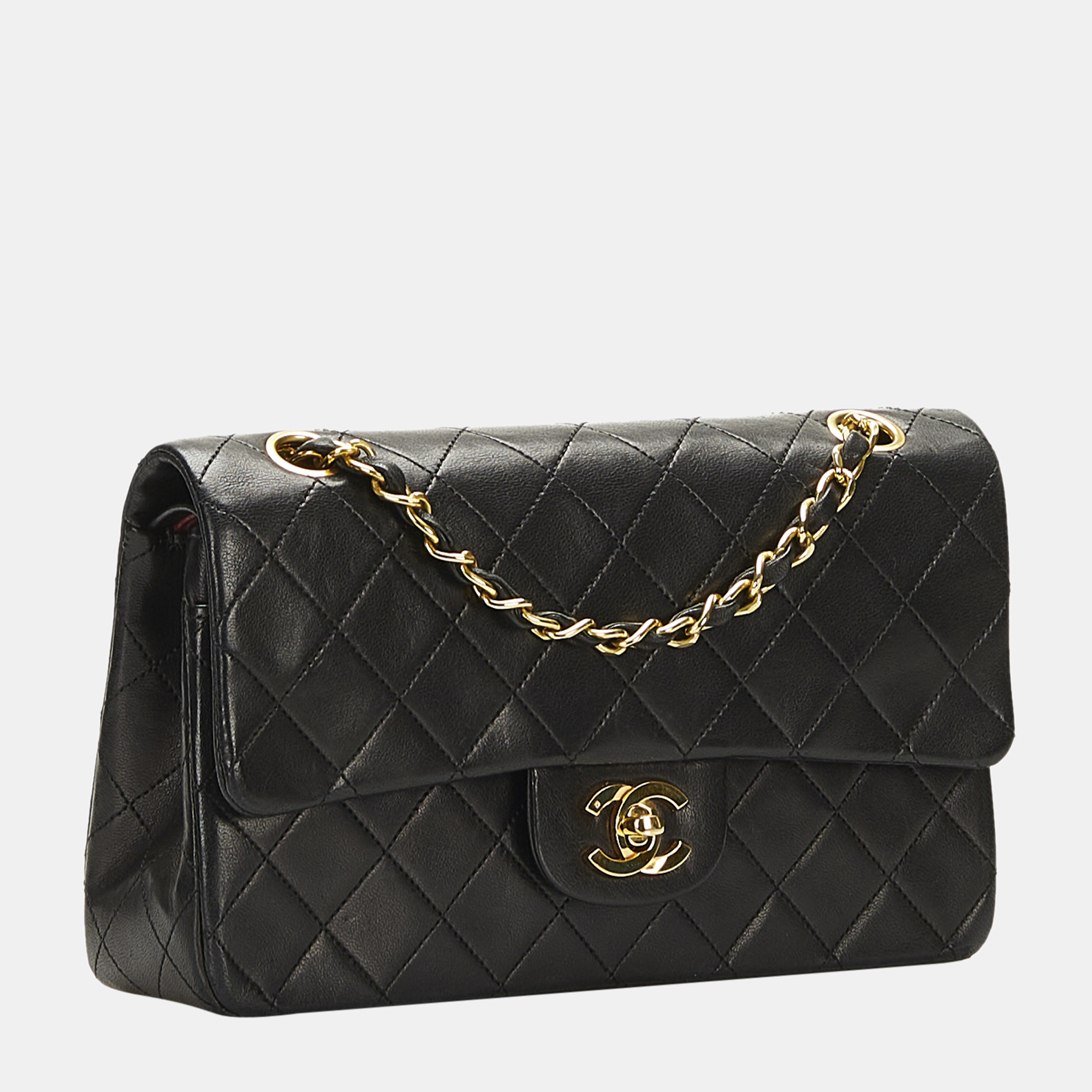 

Chanel Black Classic Lambskin Double Flap