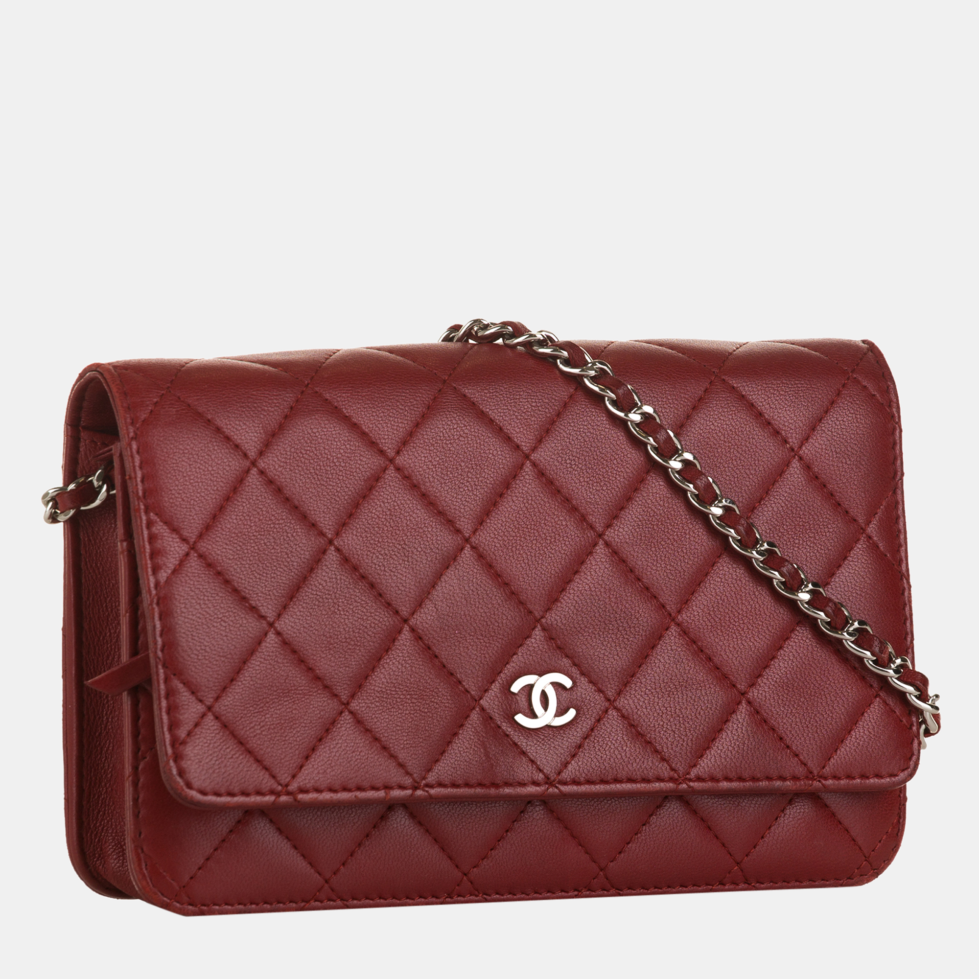 

Chanel Red Caviar Wallet On Chain