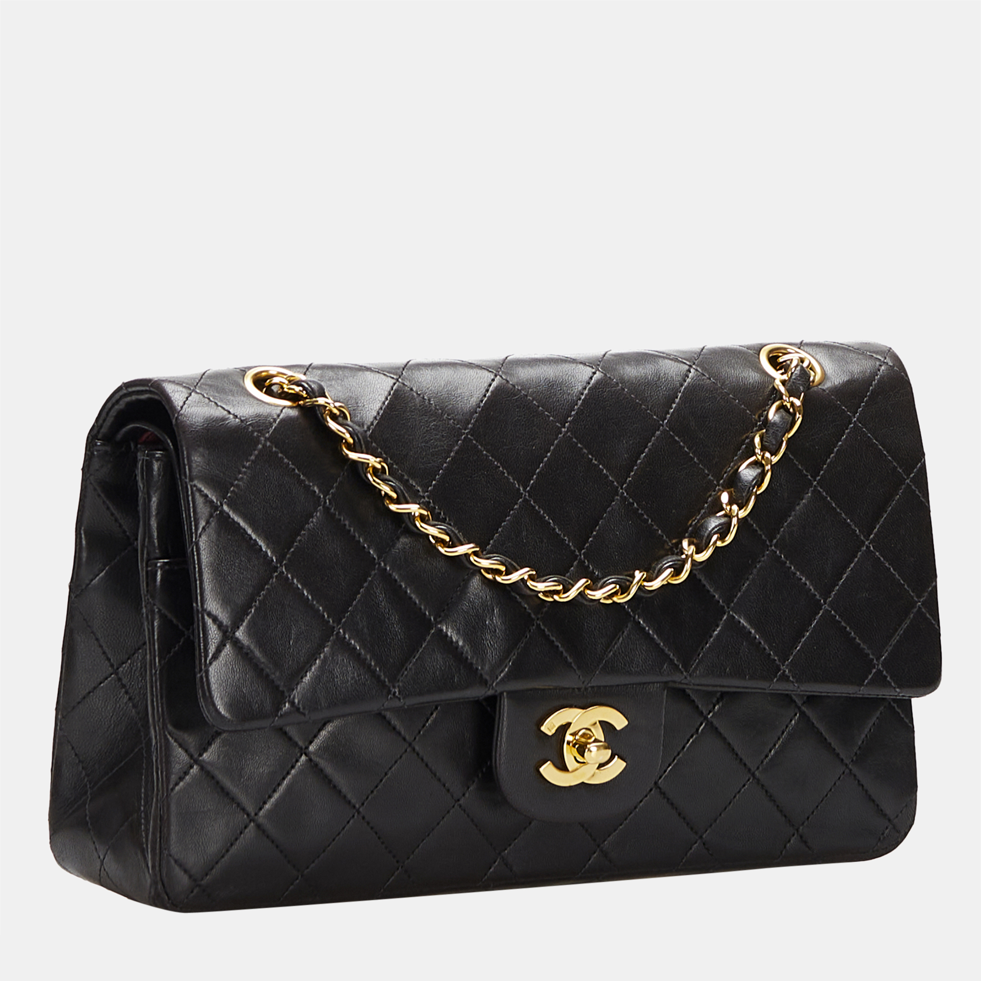 

Chanel Black Medium Classic Lambskin Double Flap
