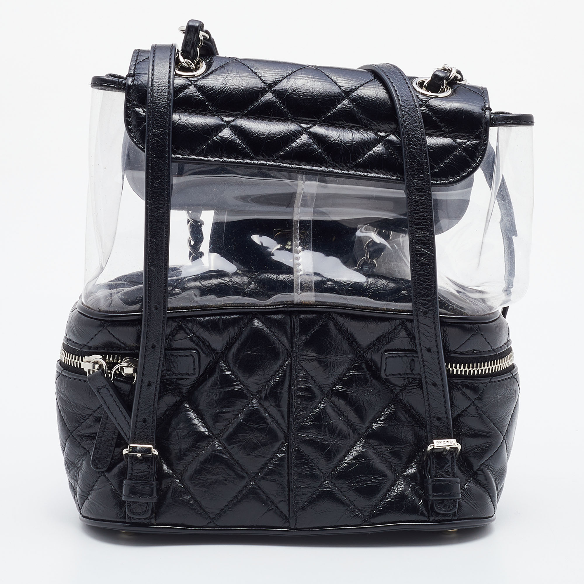 Chanel transparent backpack hotsell