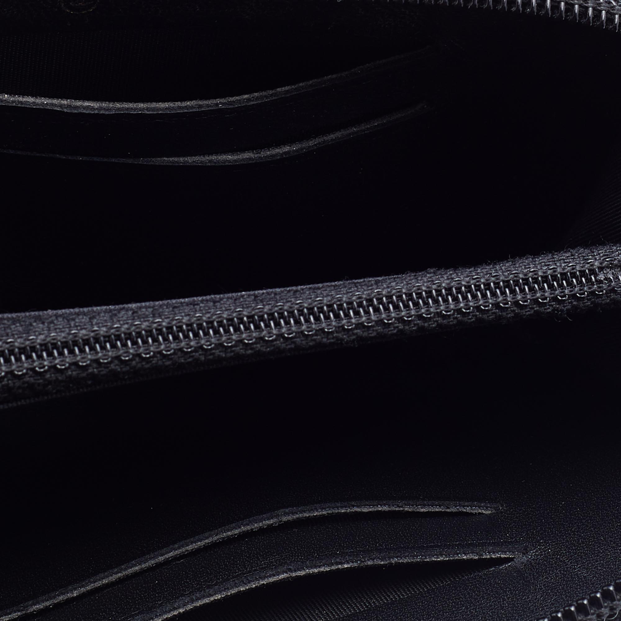 

Chanel Black Quilted Leather Boy Zip Around Wallet