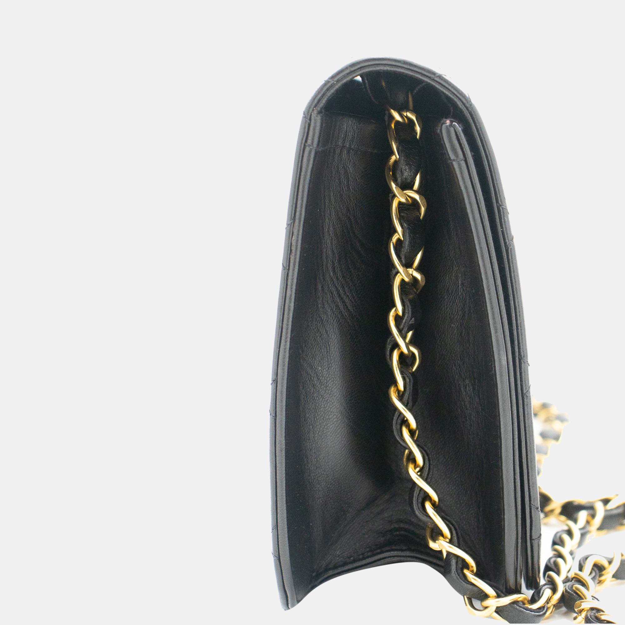 

Chanel Black Leather CC Flap Bag
