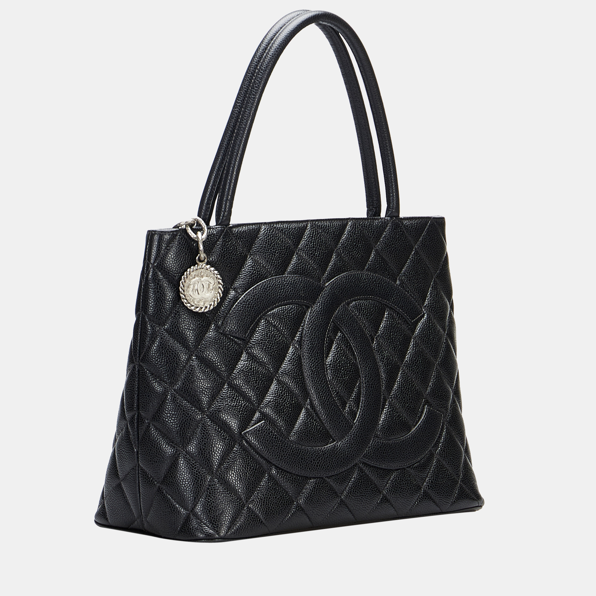 

Chanel Black Caviar Medallion Tote