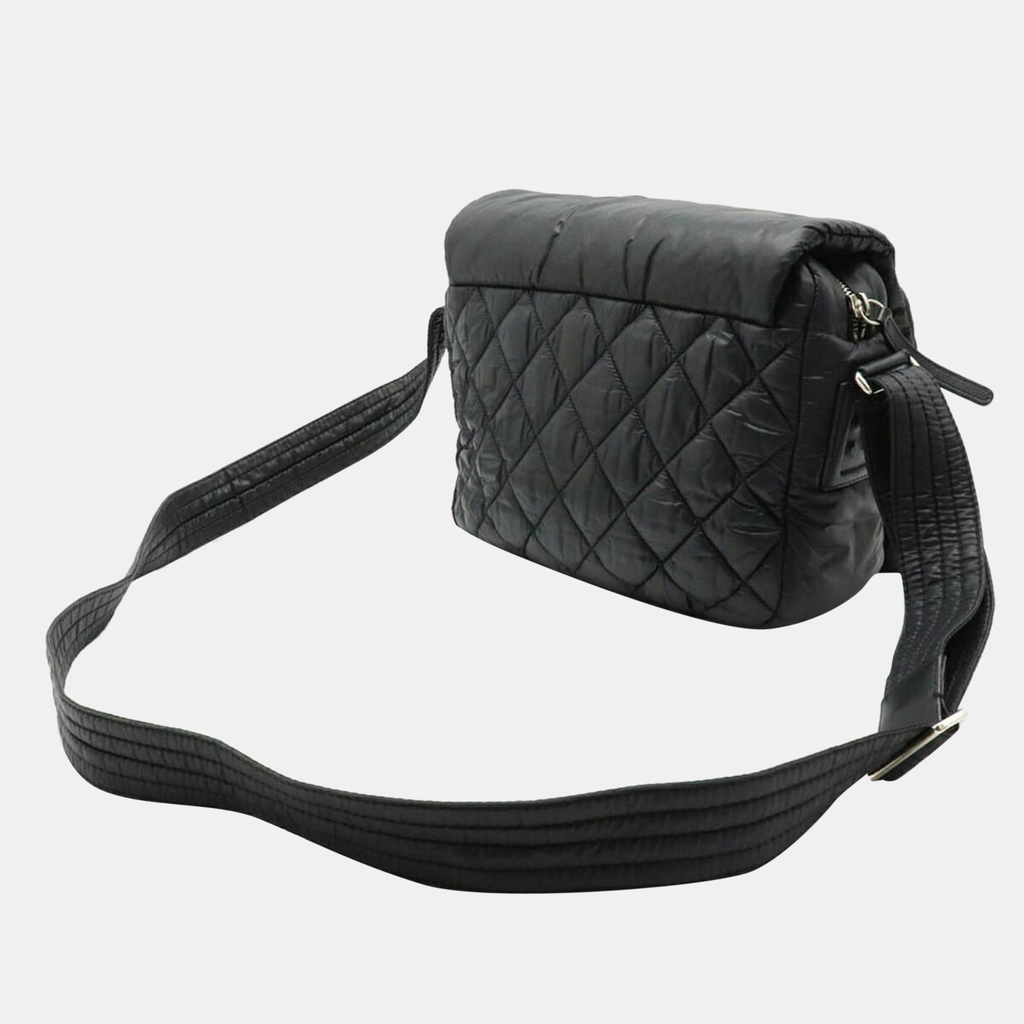

Chanel Black Nylon Coco Cocoon Messenger Bag