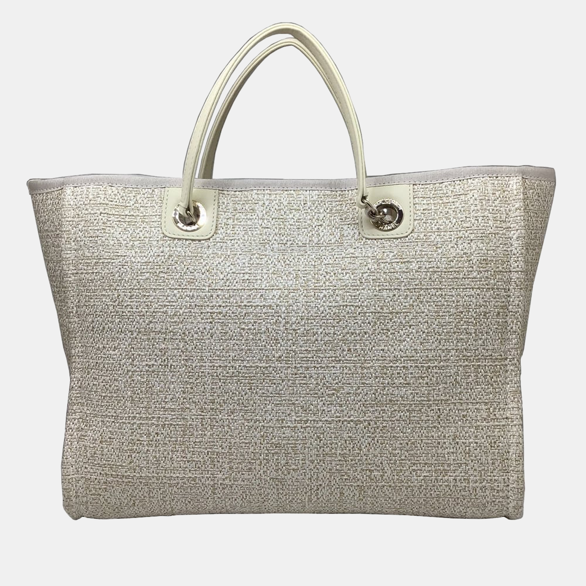 

Chanel Grey Canvas Large Deauville Tote Bag