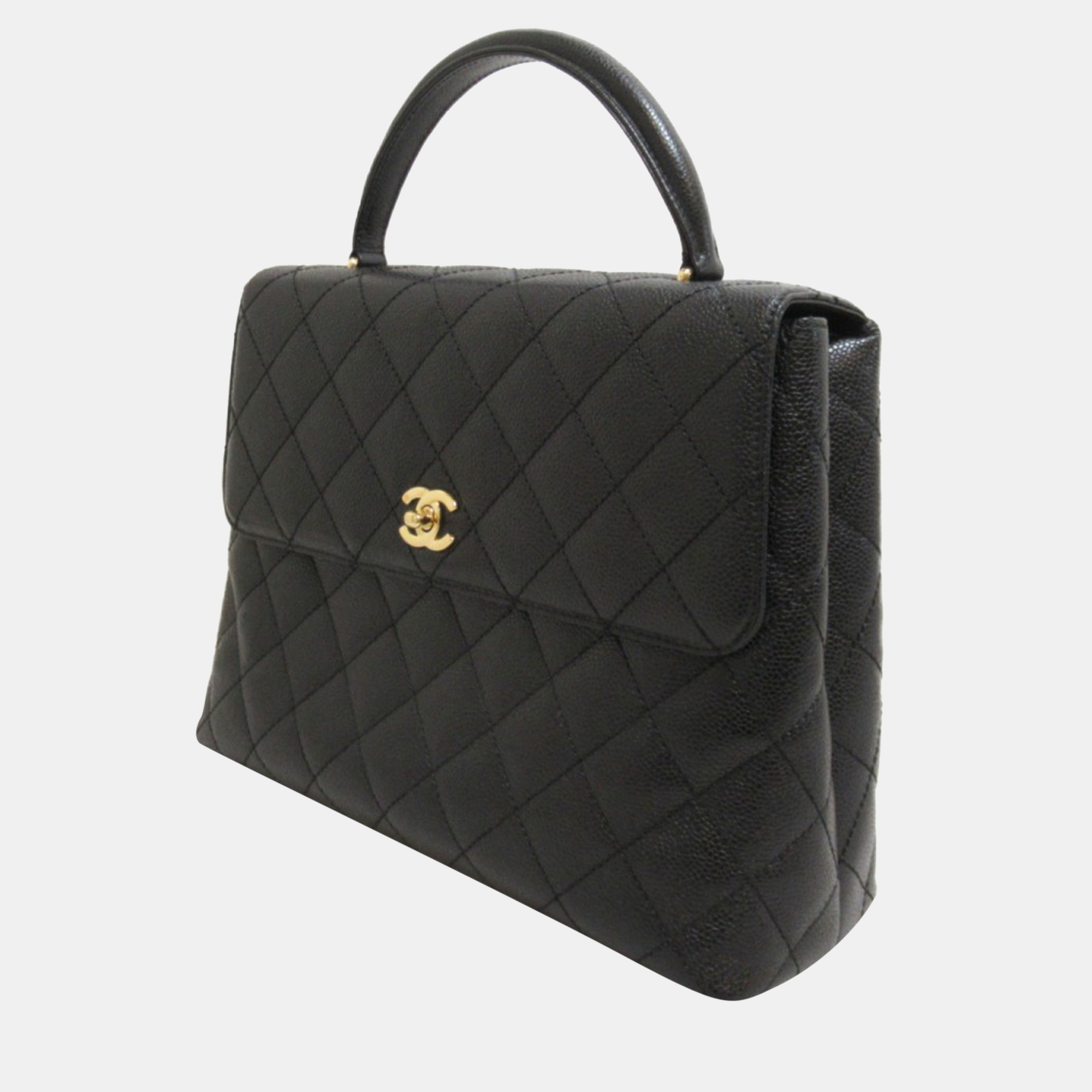 

Chanel Black Coco Handle Top Handle Bag