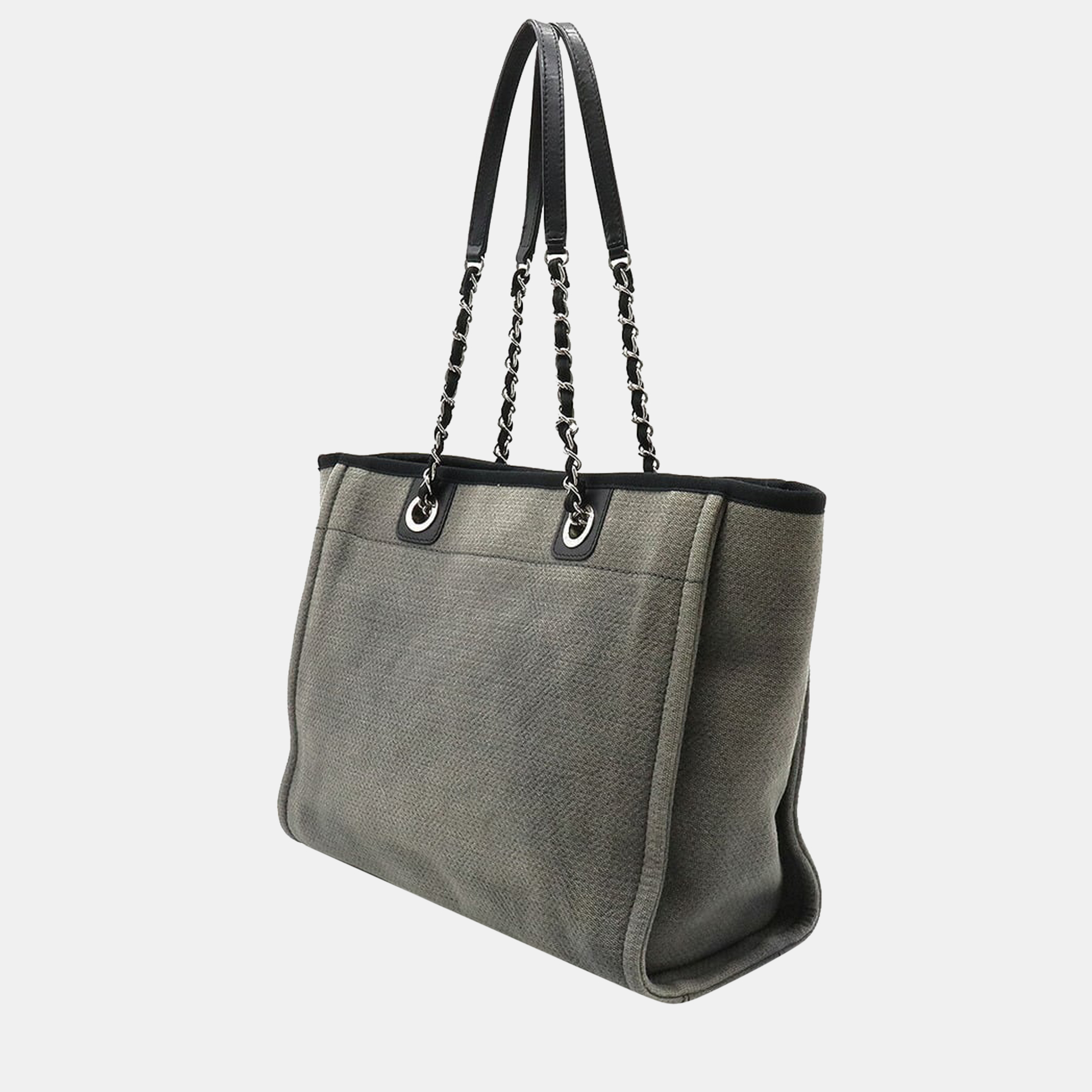 

Chanel Grey Canvas Medium Deauville Tote Bag
