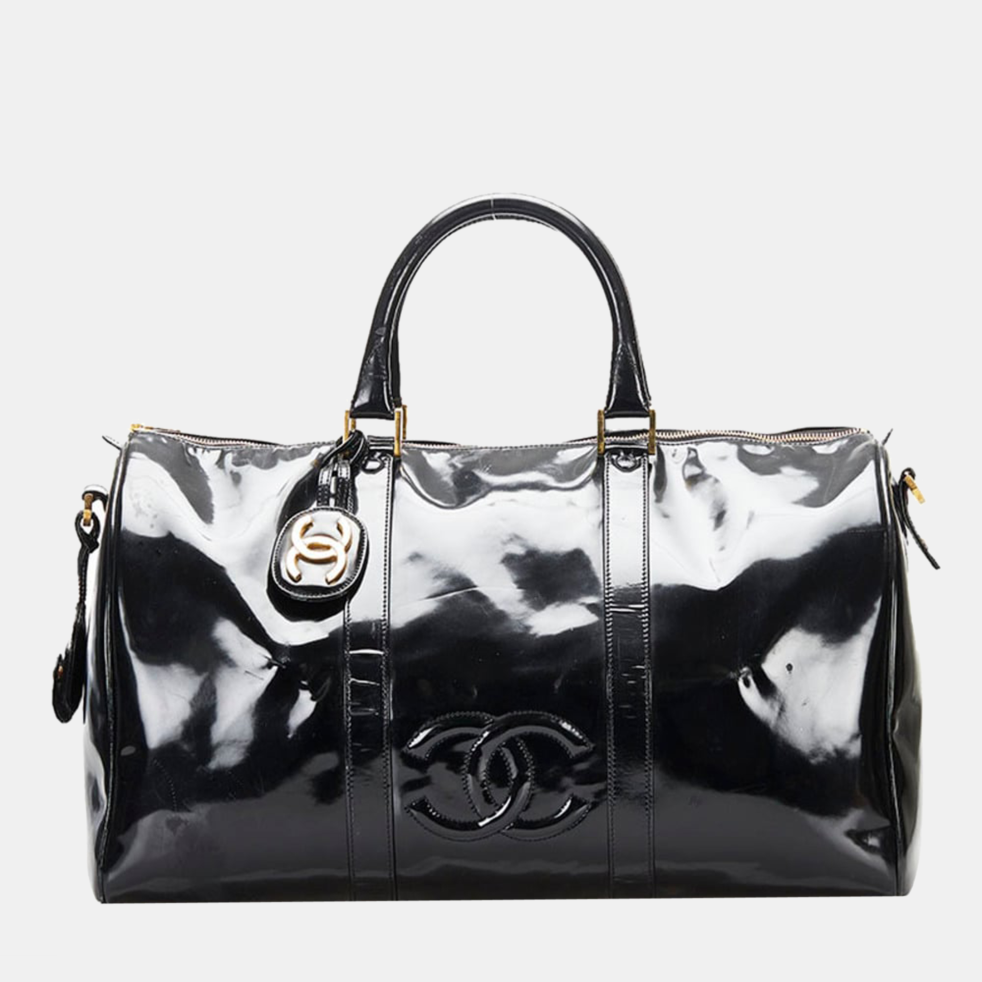 CHANEL Caviar Timeless CC Duffel Bag Black 1299540