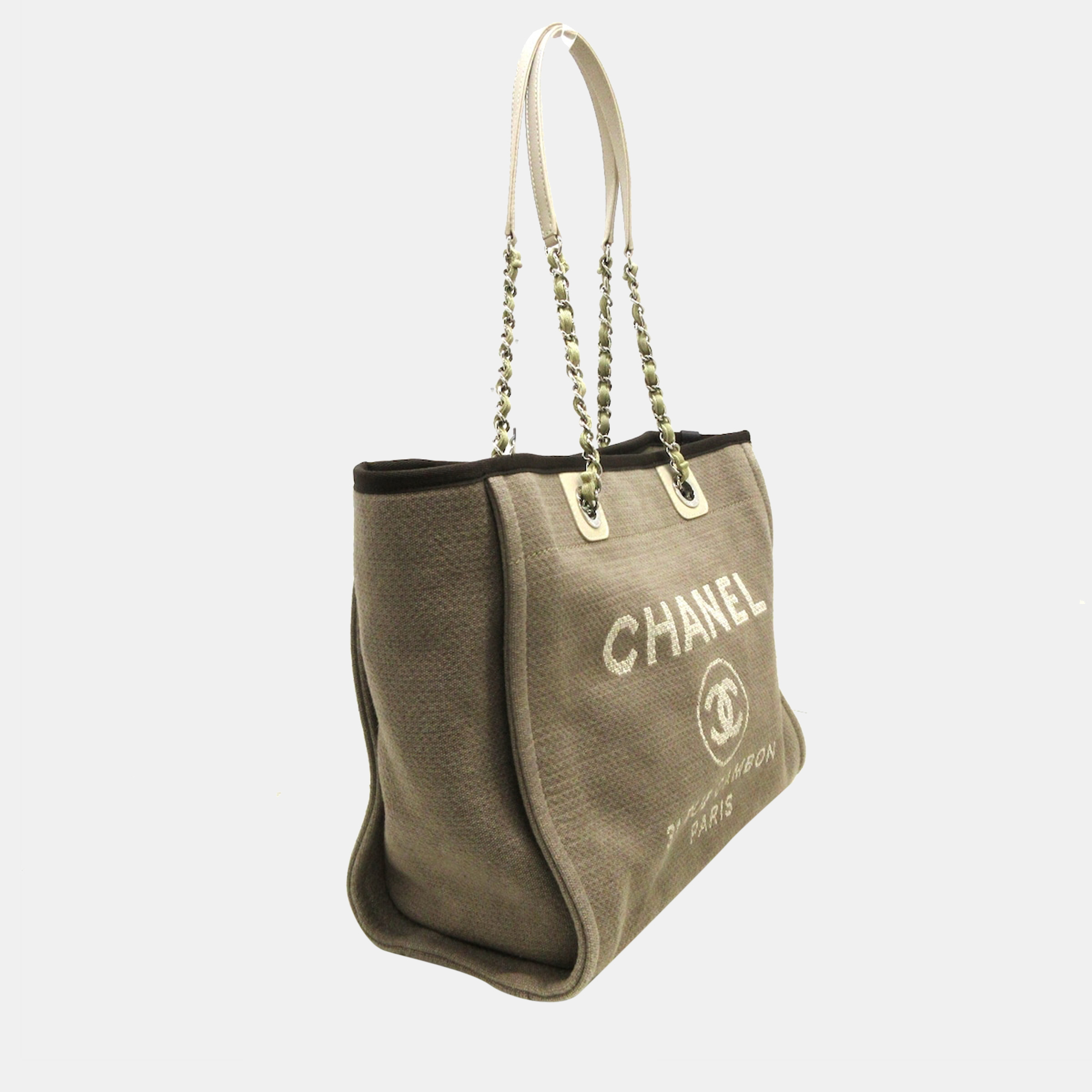 

Chanel Beige Canvas Deauville Tote bag