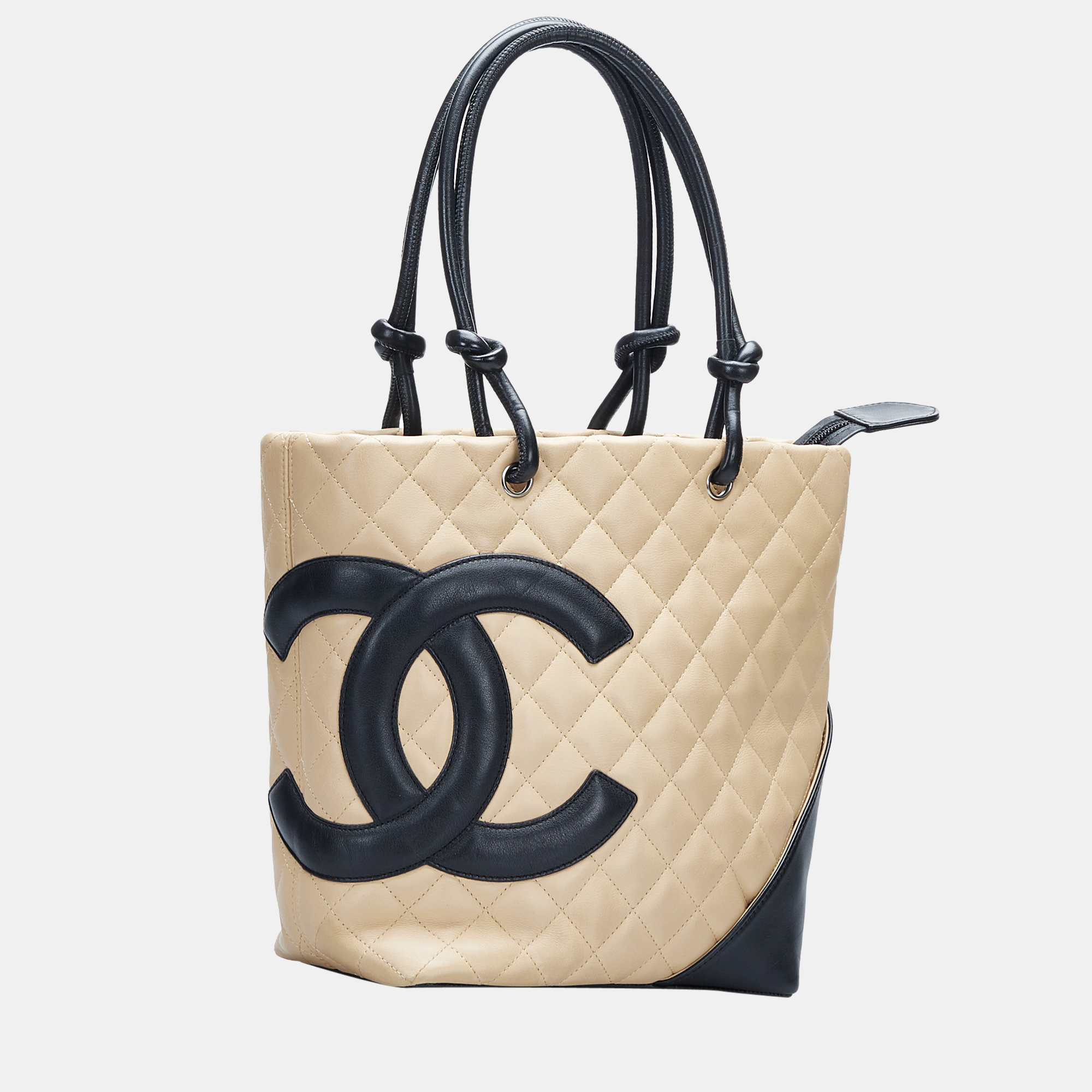 

Chanel Beige/Brown Small Cambon Ligne Tote