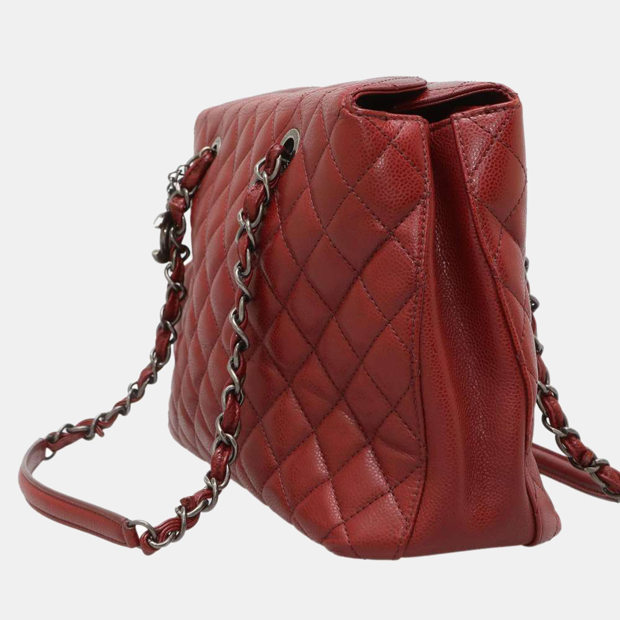 

Chanel Red Caviar Quilted Timeless Tote bag