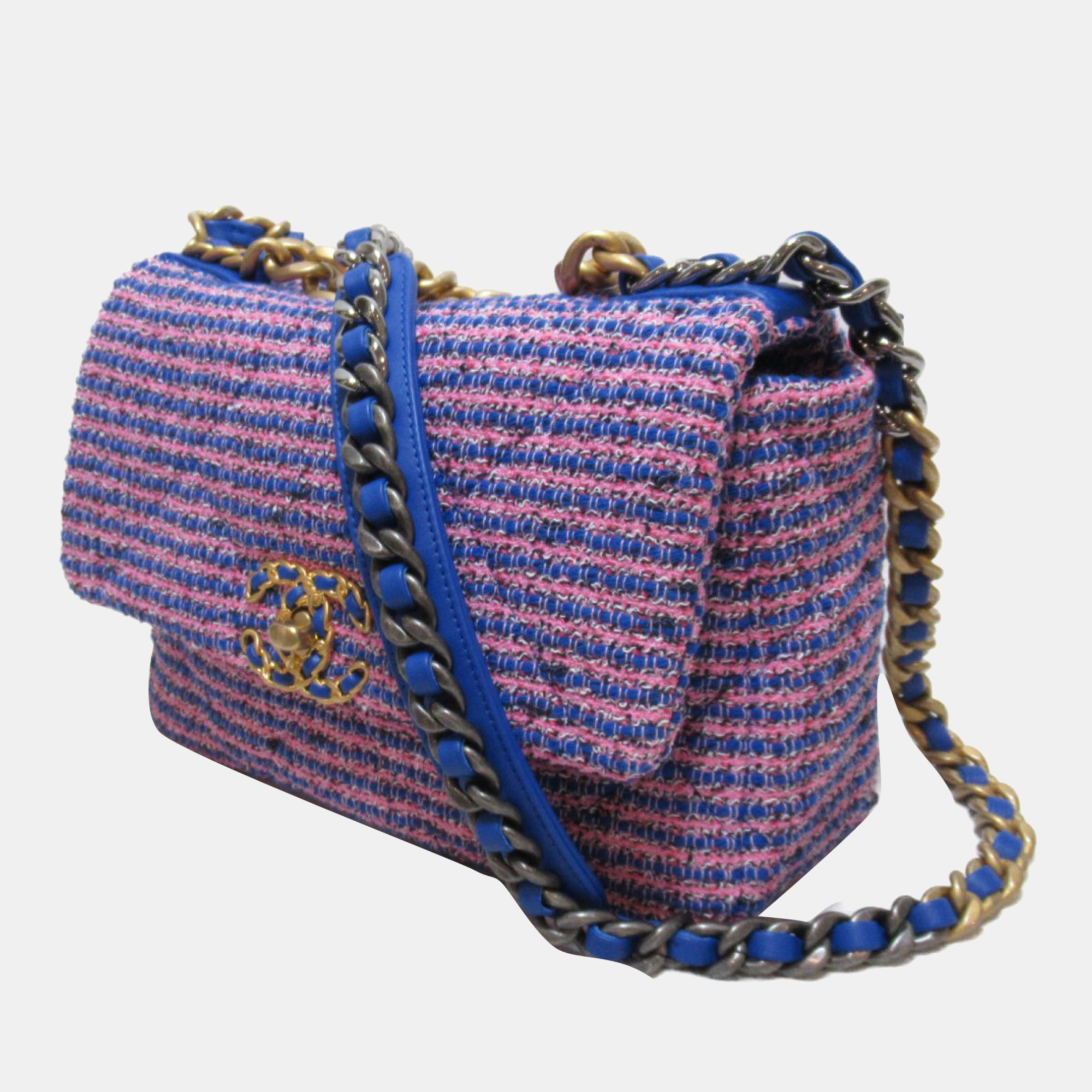 

Chanel Multicolor Tweed 19 Flap Bag