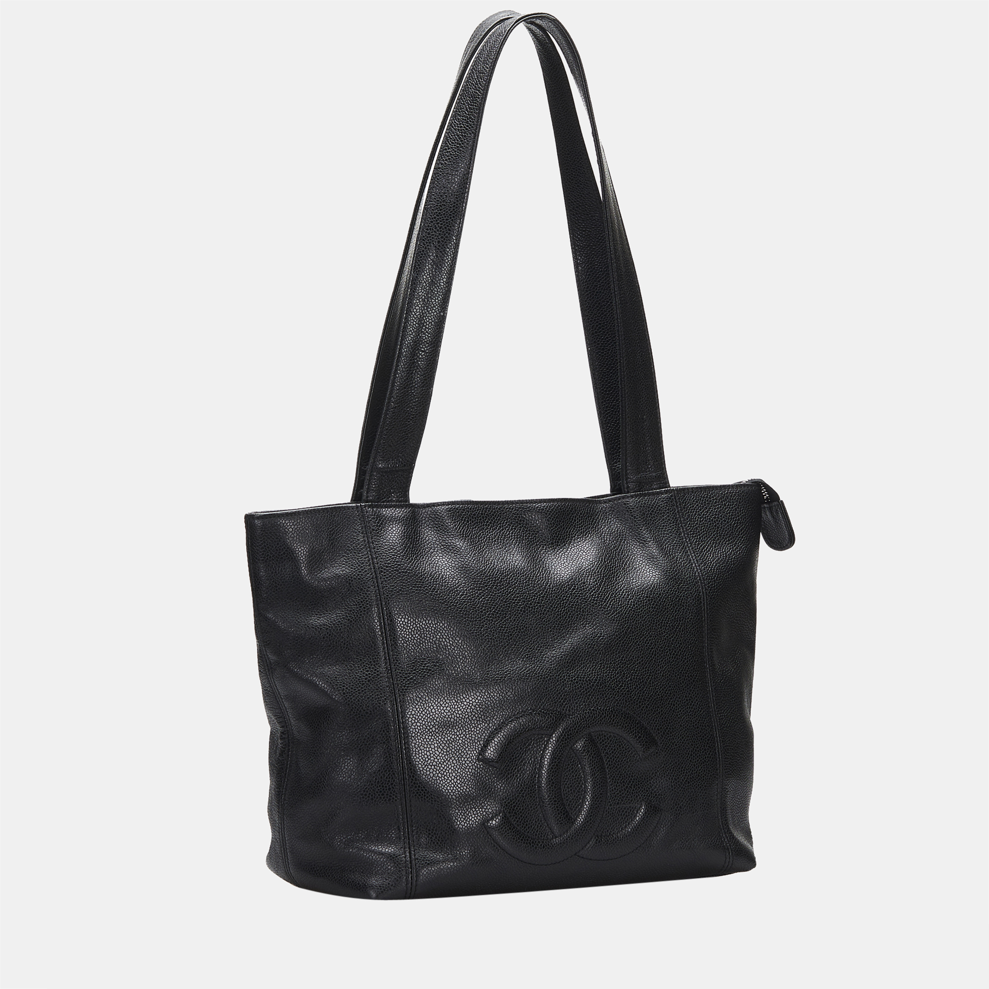 

Chanel Black CC Caviar Shoulder Bag