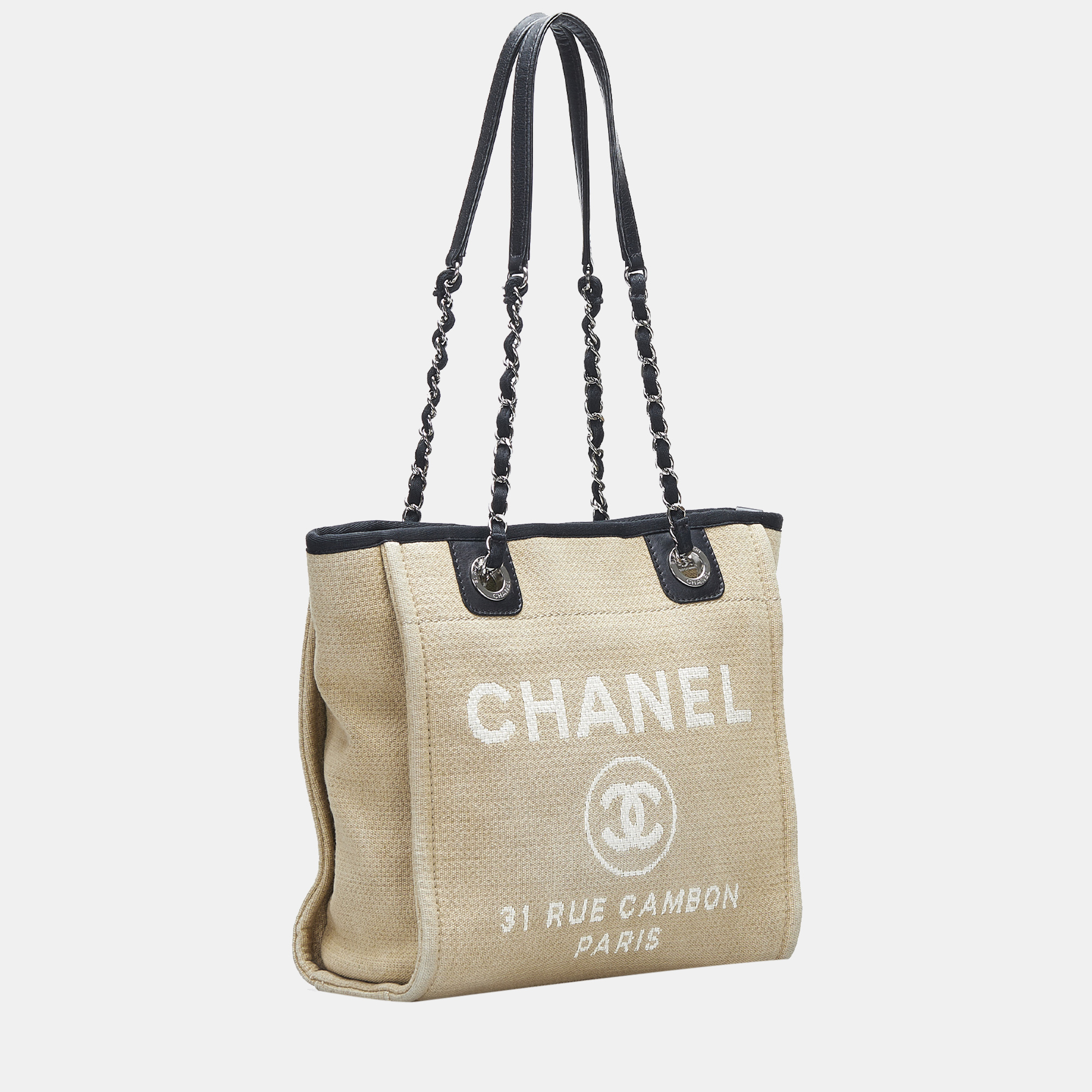 

Chanel Beige/Brown Mini Deauville Tote Bag