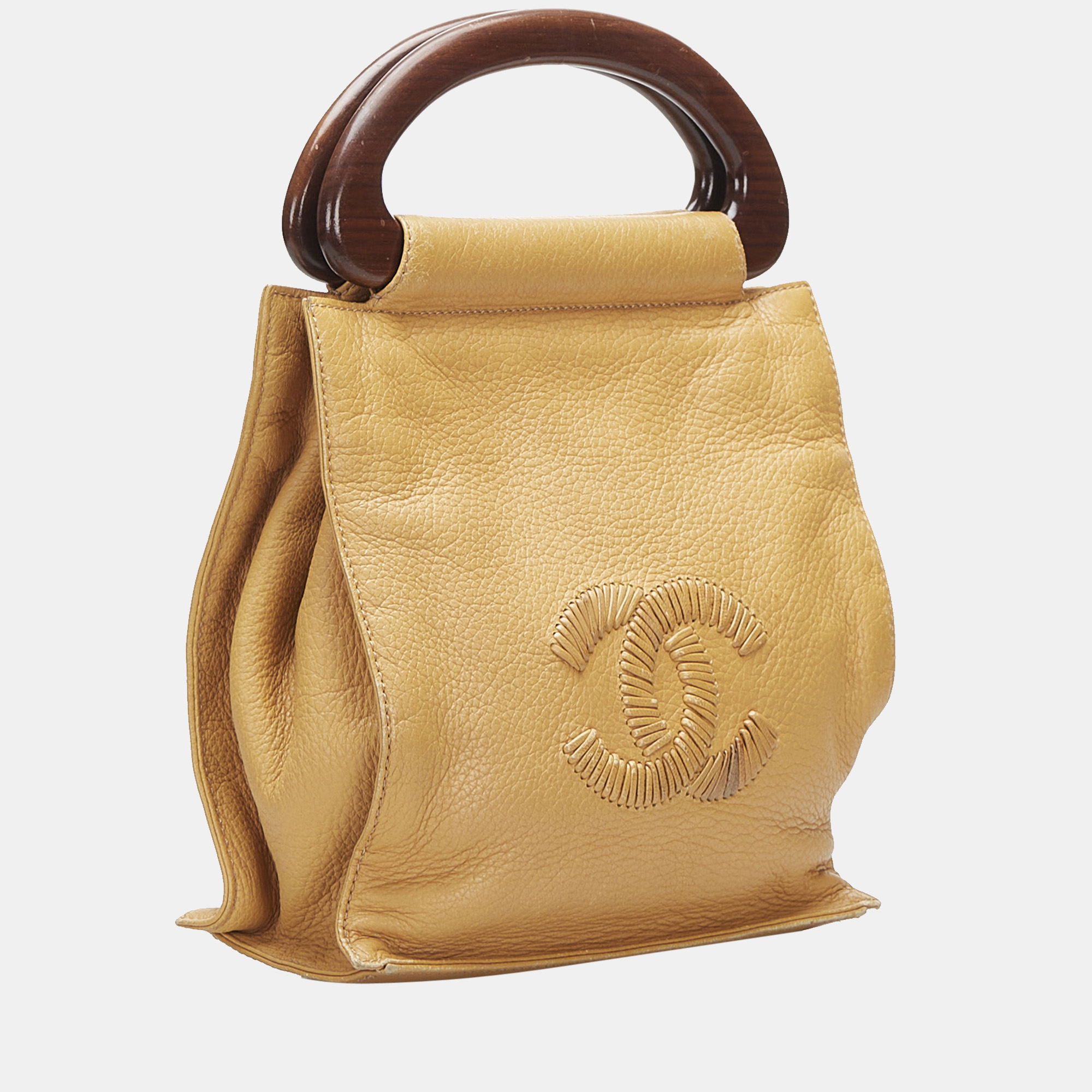 

Chanel CC Handbag, Beige