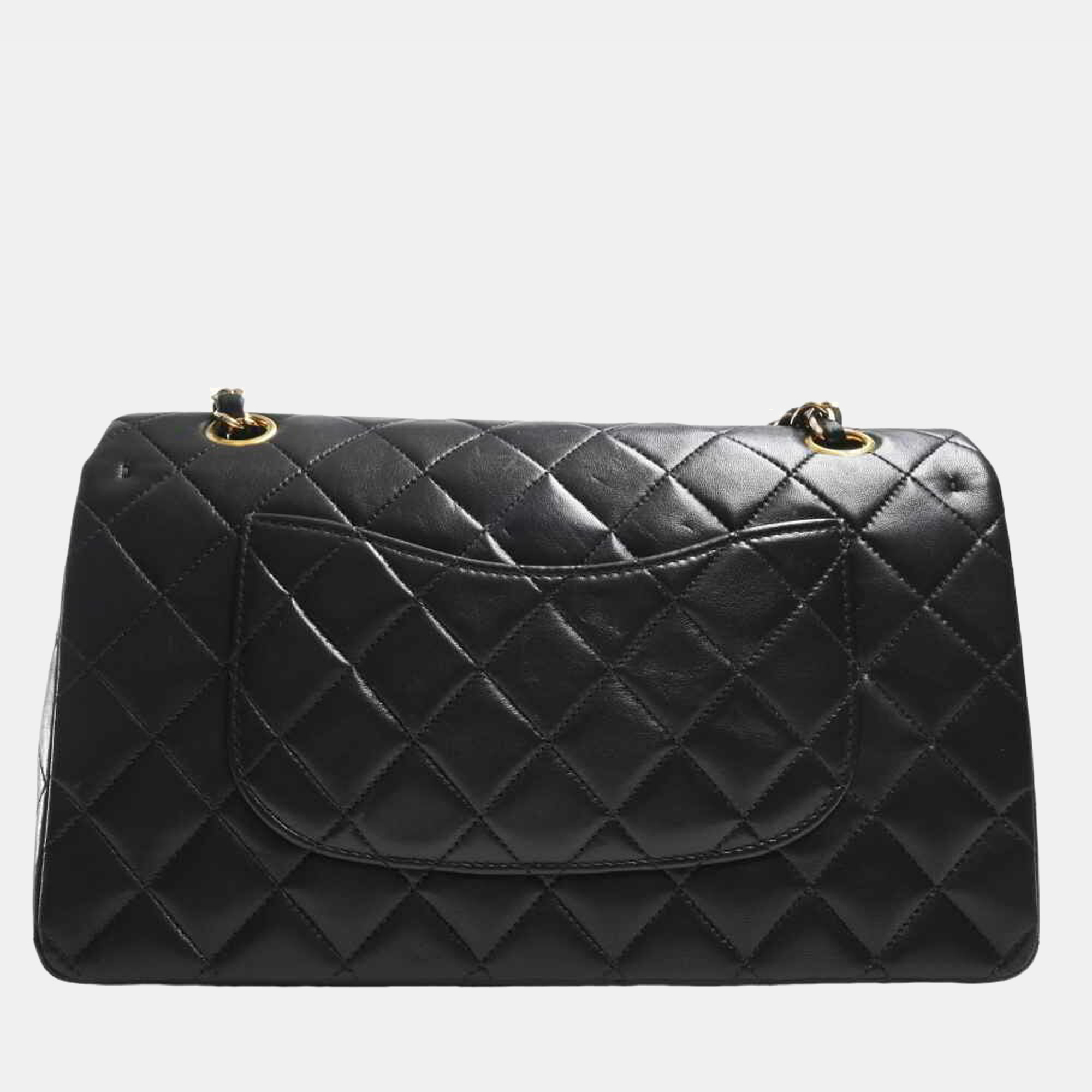 

Chanel Black Leather Medium Classic Double Flap Shoulder Bag