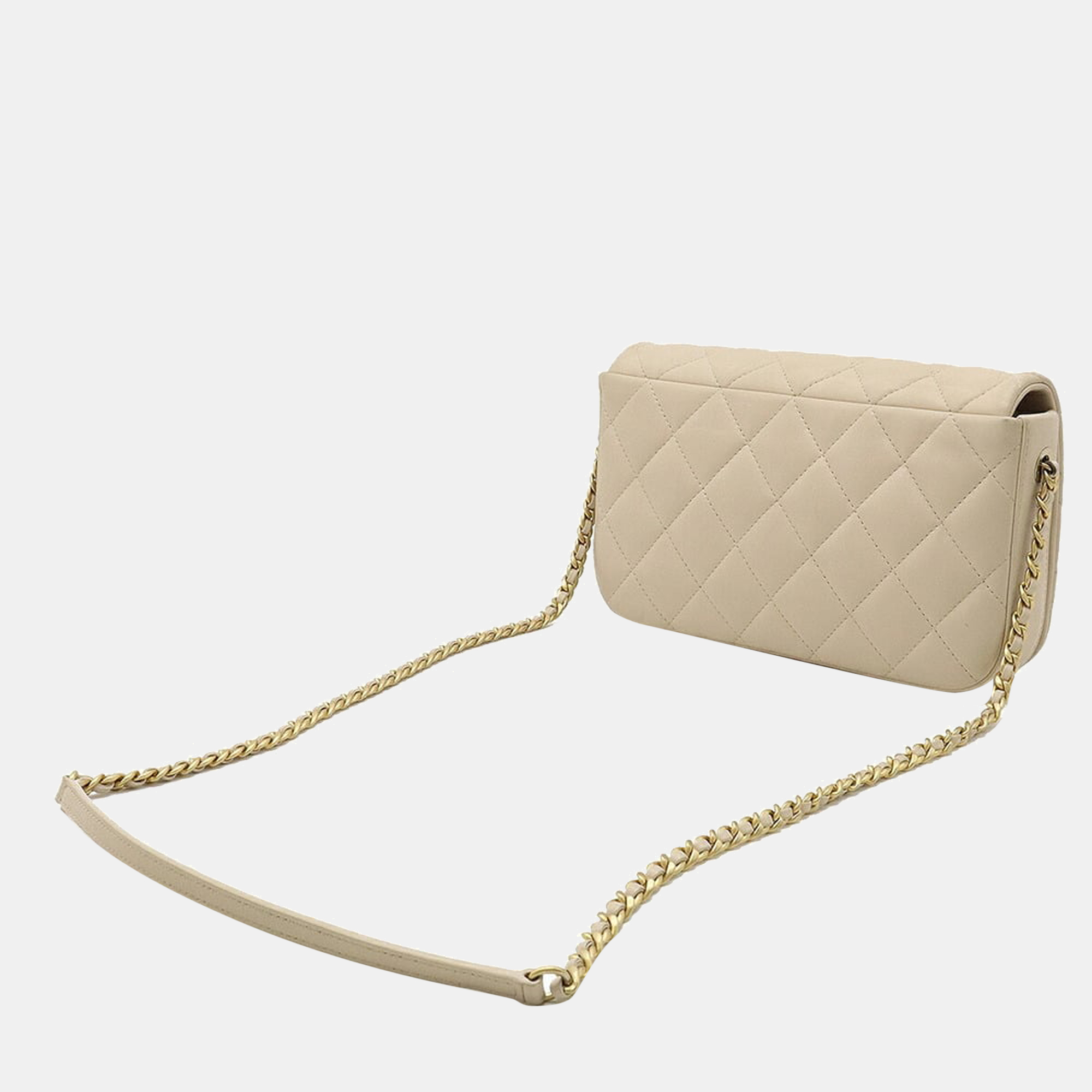 

Chanel Cream Quilted Leather Fashion Therapy full Flap Bag