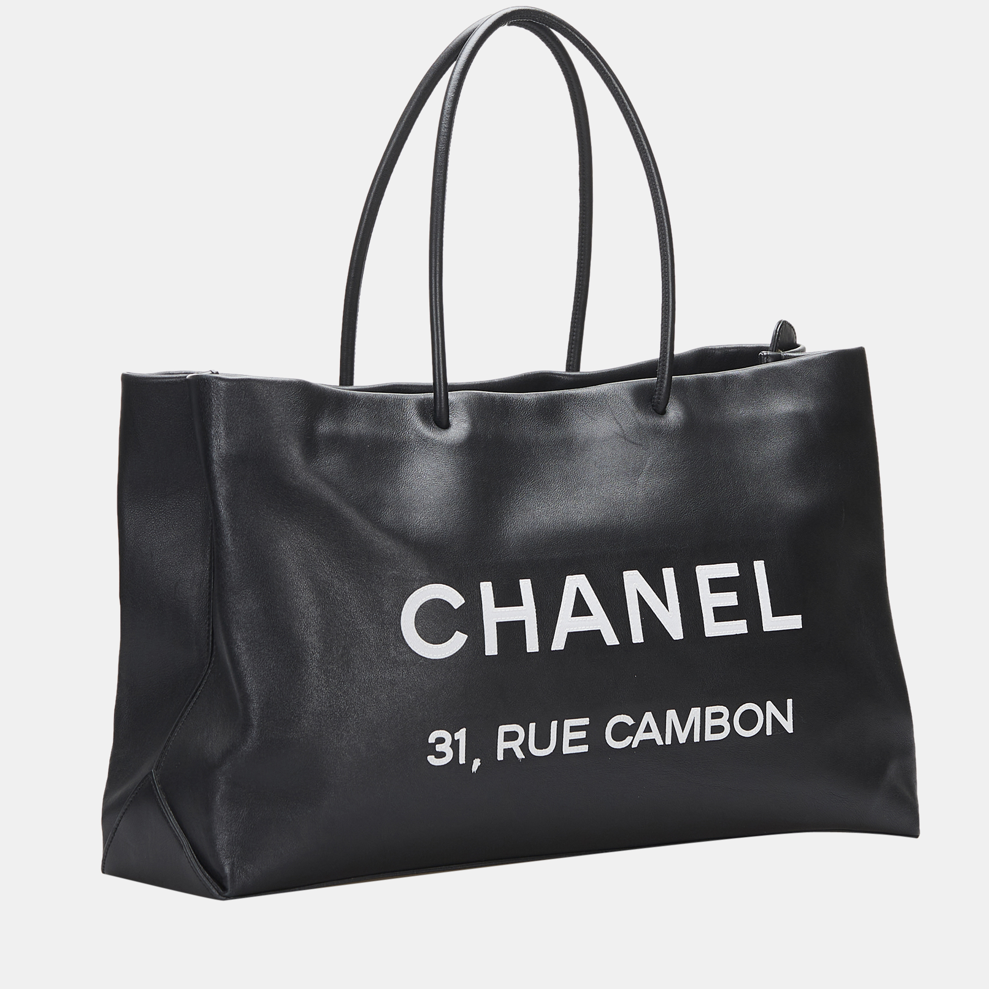 

Chanel Black Essential Leather Tote