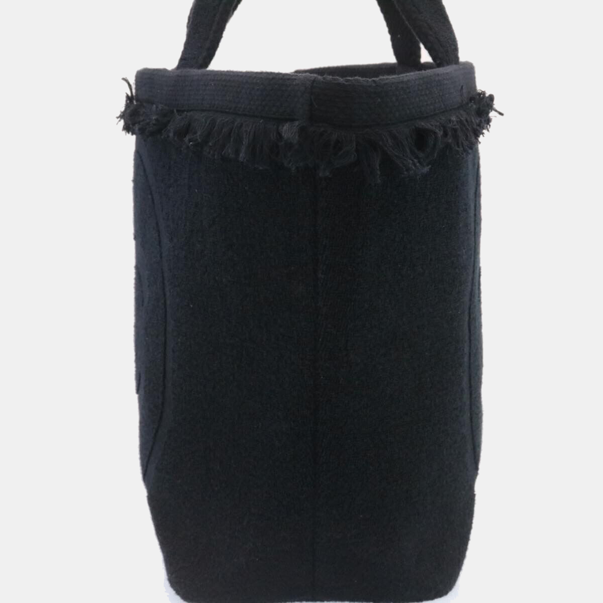 

Chanel Black Canvas CC Tote Bag