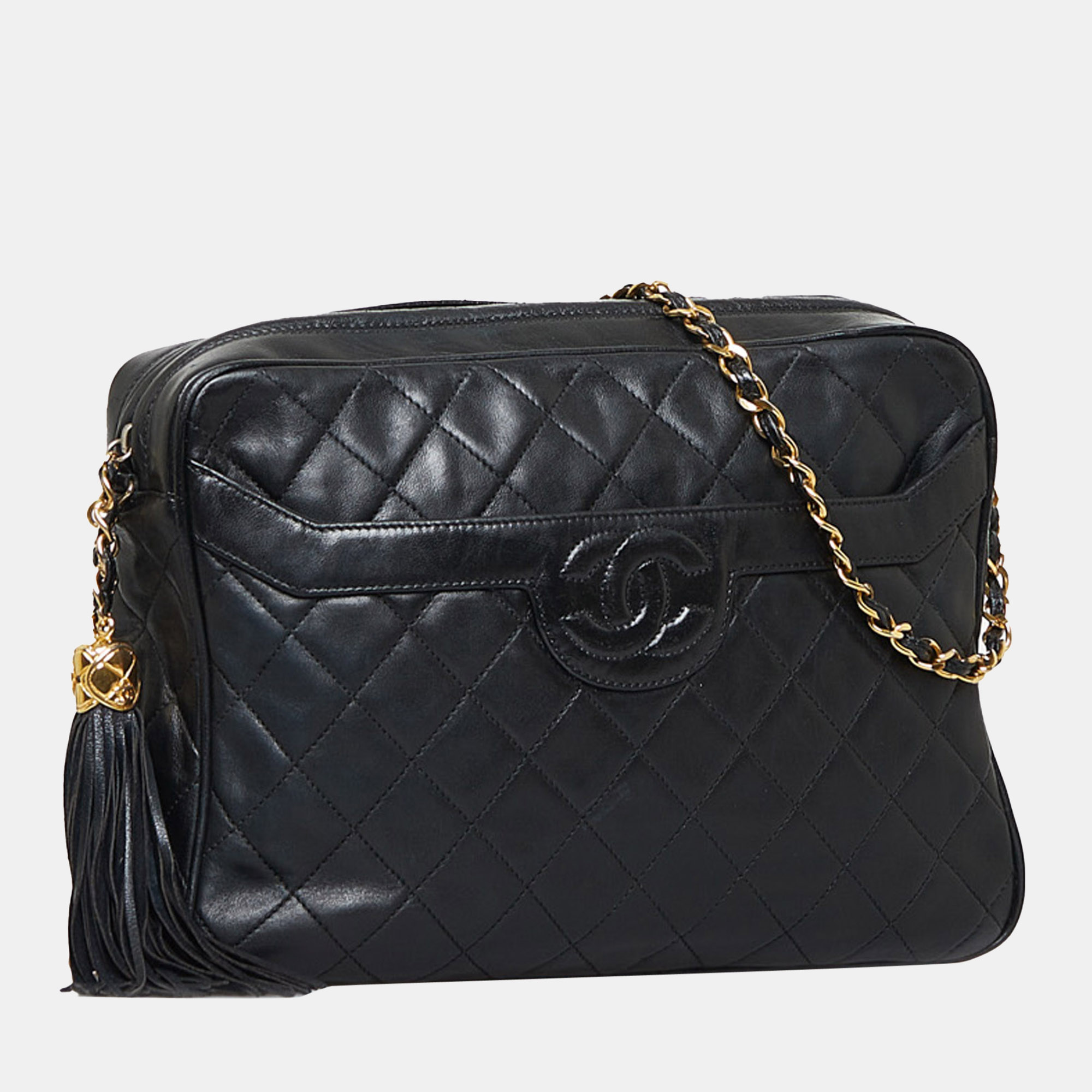 

Chanel Black CC Matelasse Crossbody