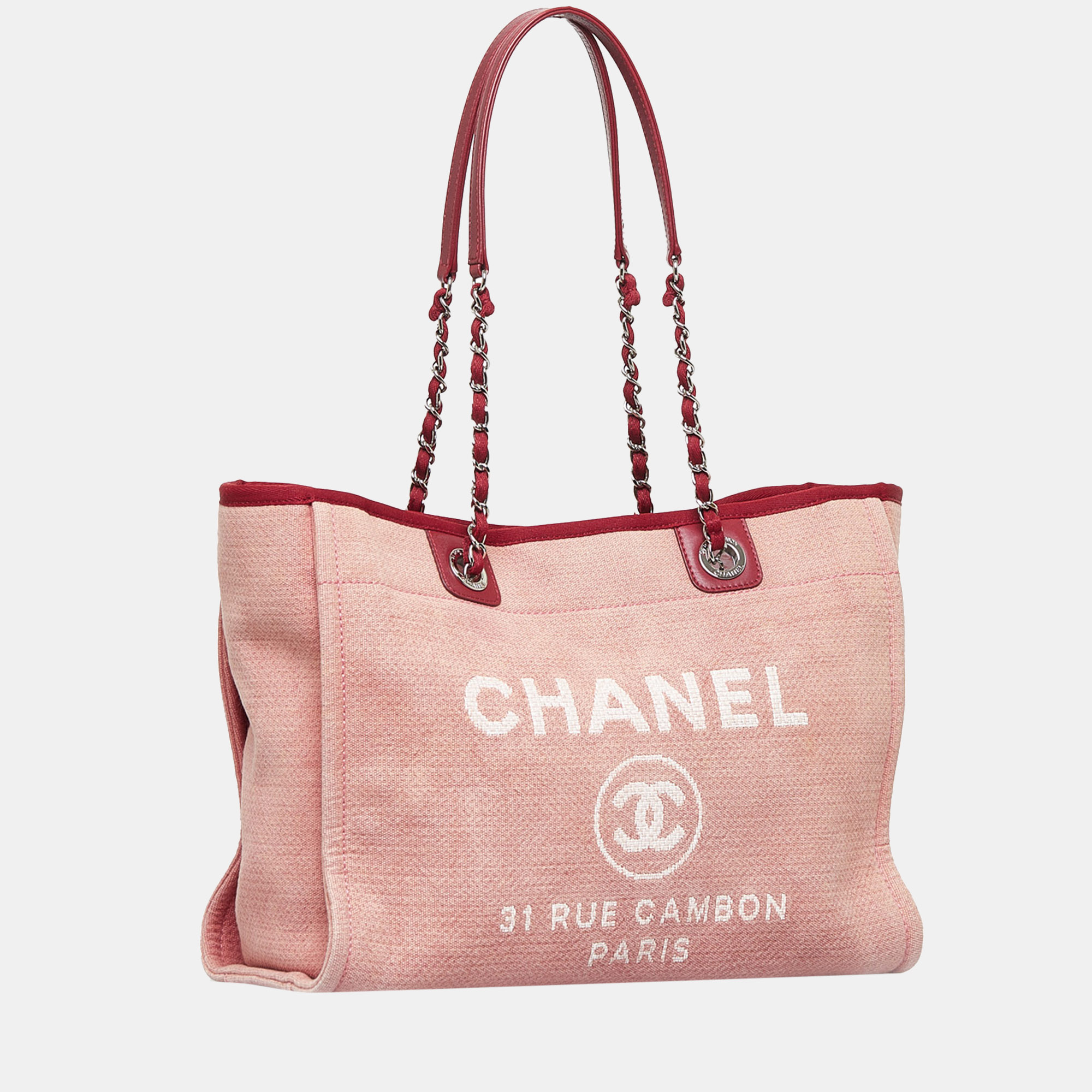 

Chanel Pink Deauville Tote