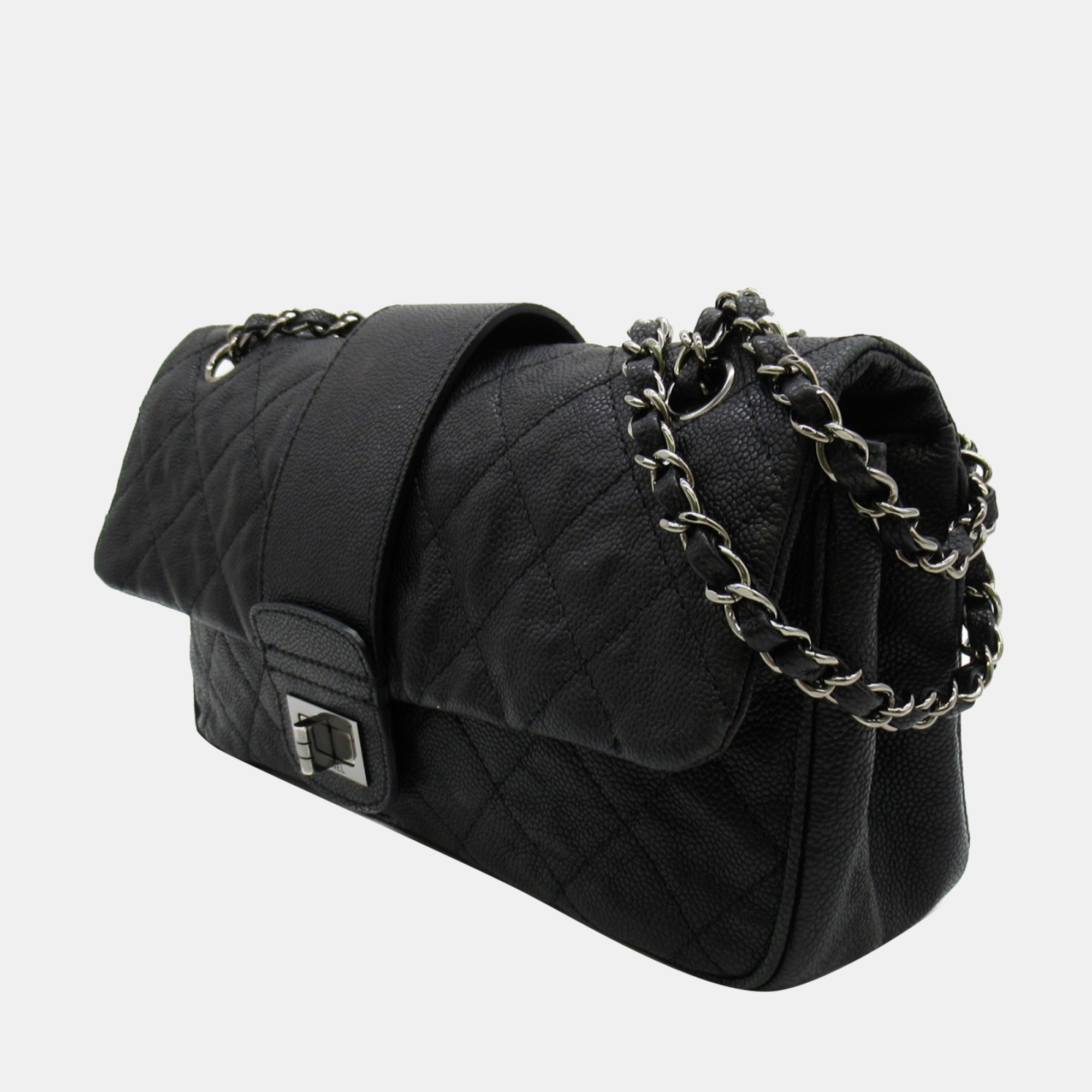 

Chanel Black Nylon Matelasse Mademoiselle Flap Bag